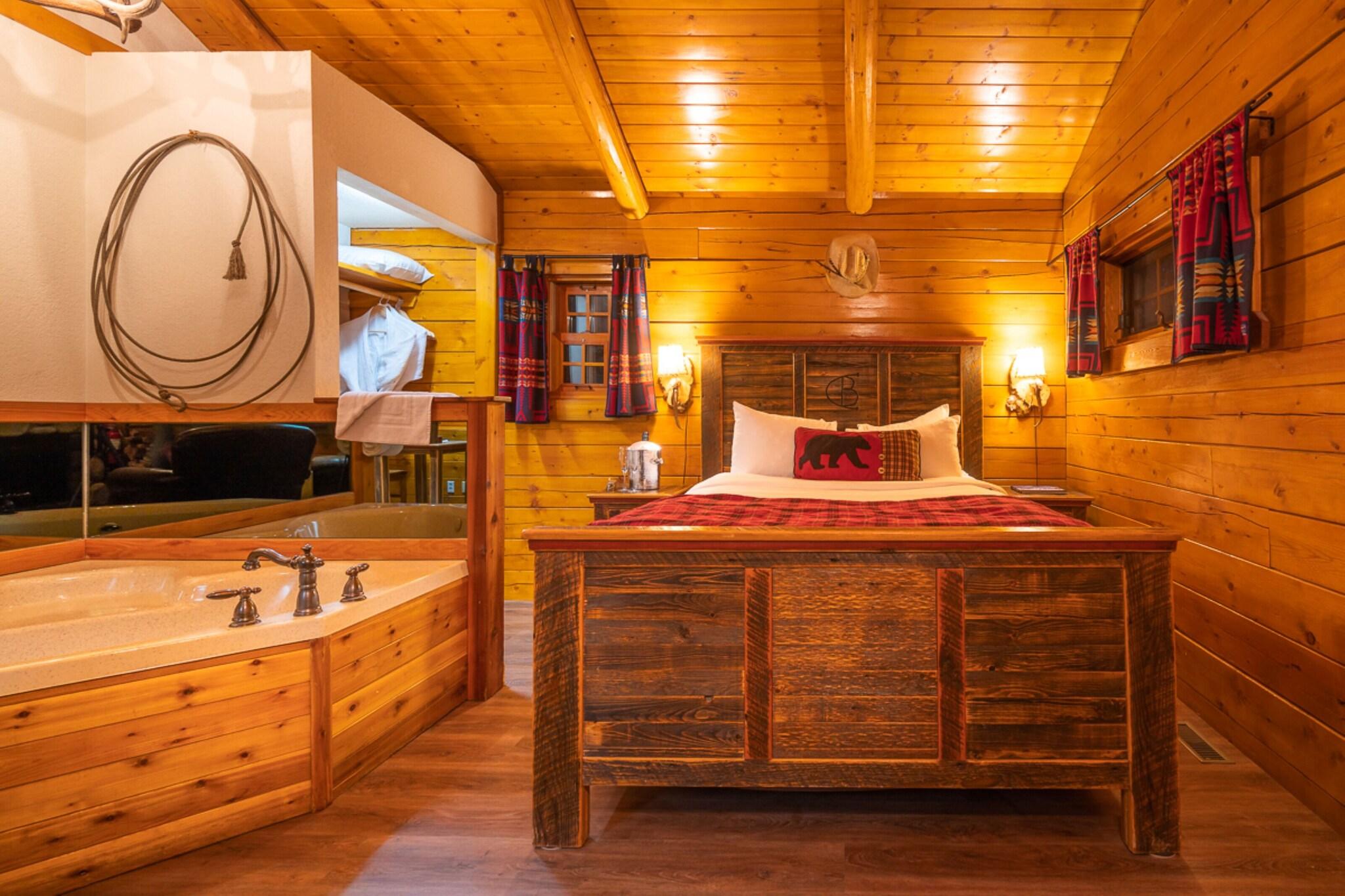 Cabin Queen Size Bed