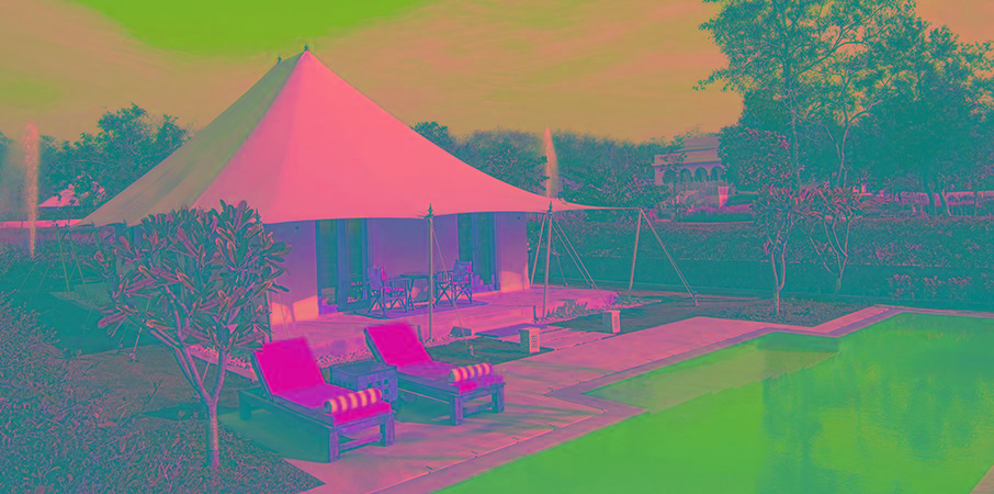 Tent with Private Pool