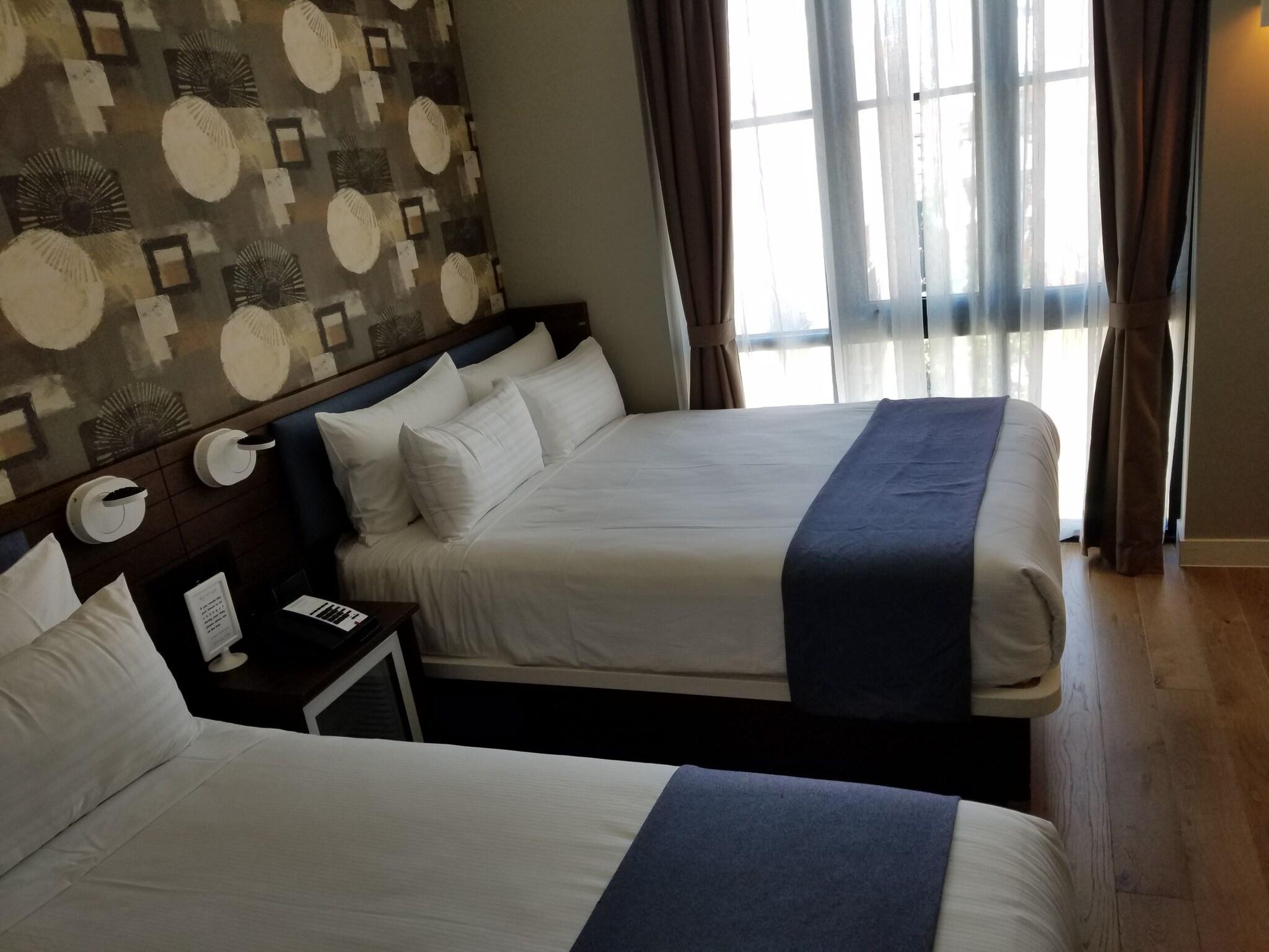 Double Two Double Beds with Views