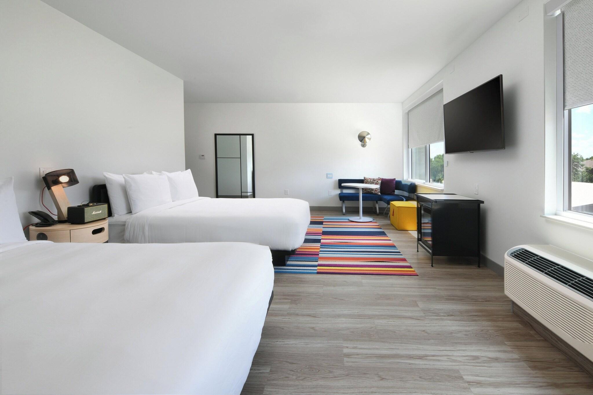 Double Two Queen Beds