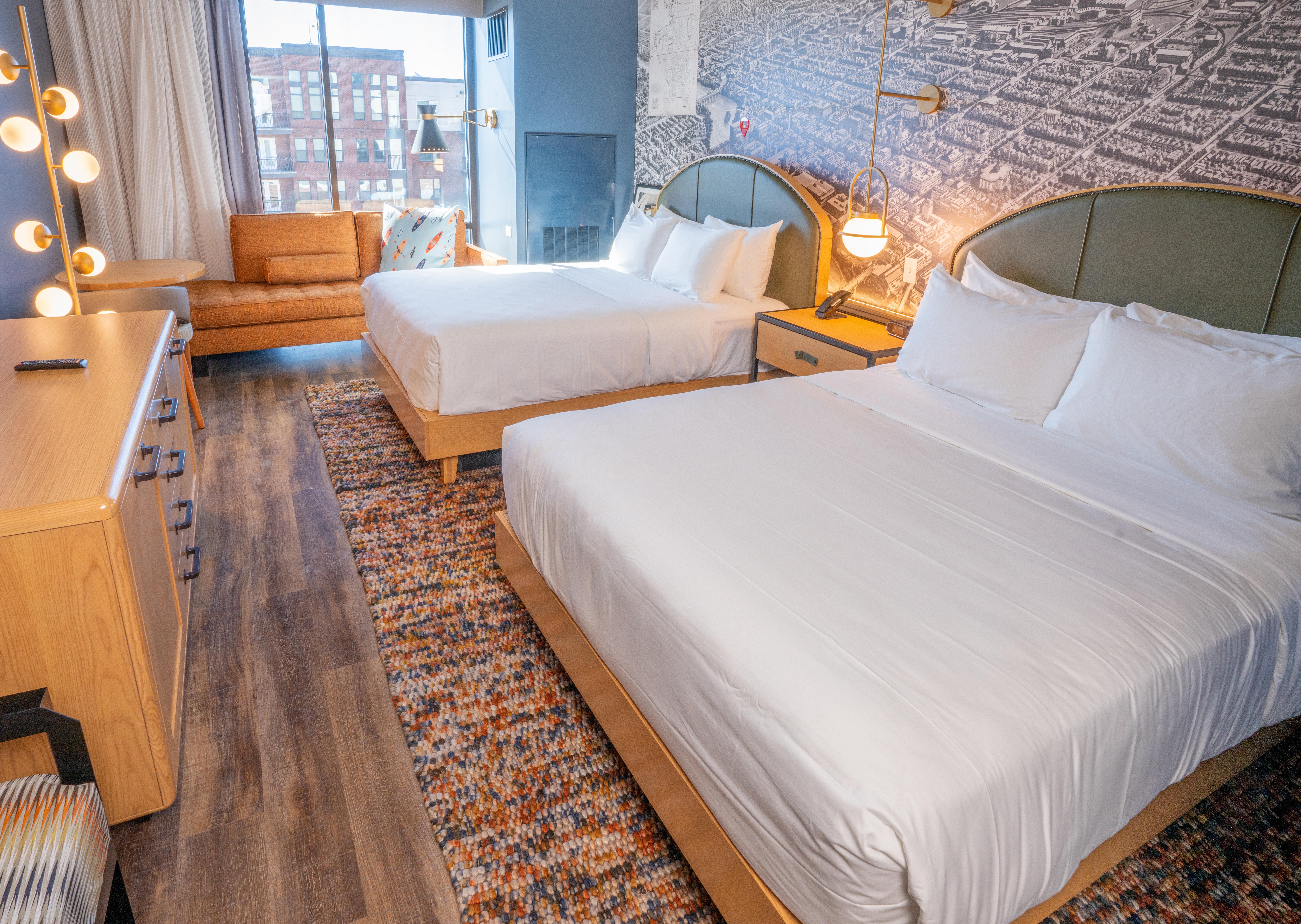 Double Two Queen Beds