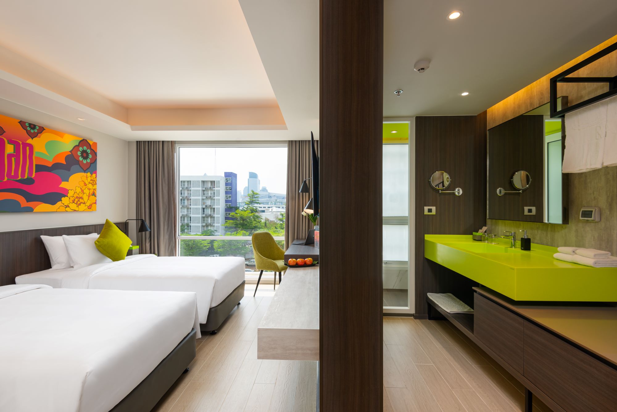 Twin Superior Garden View