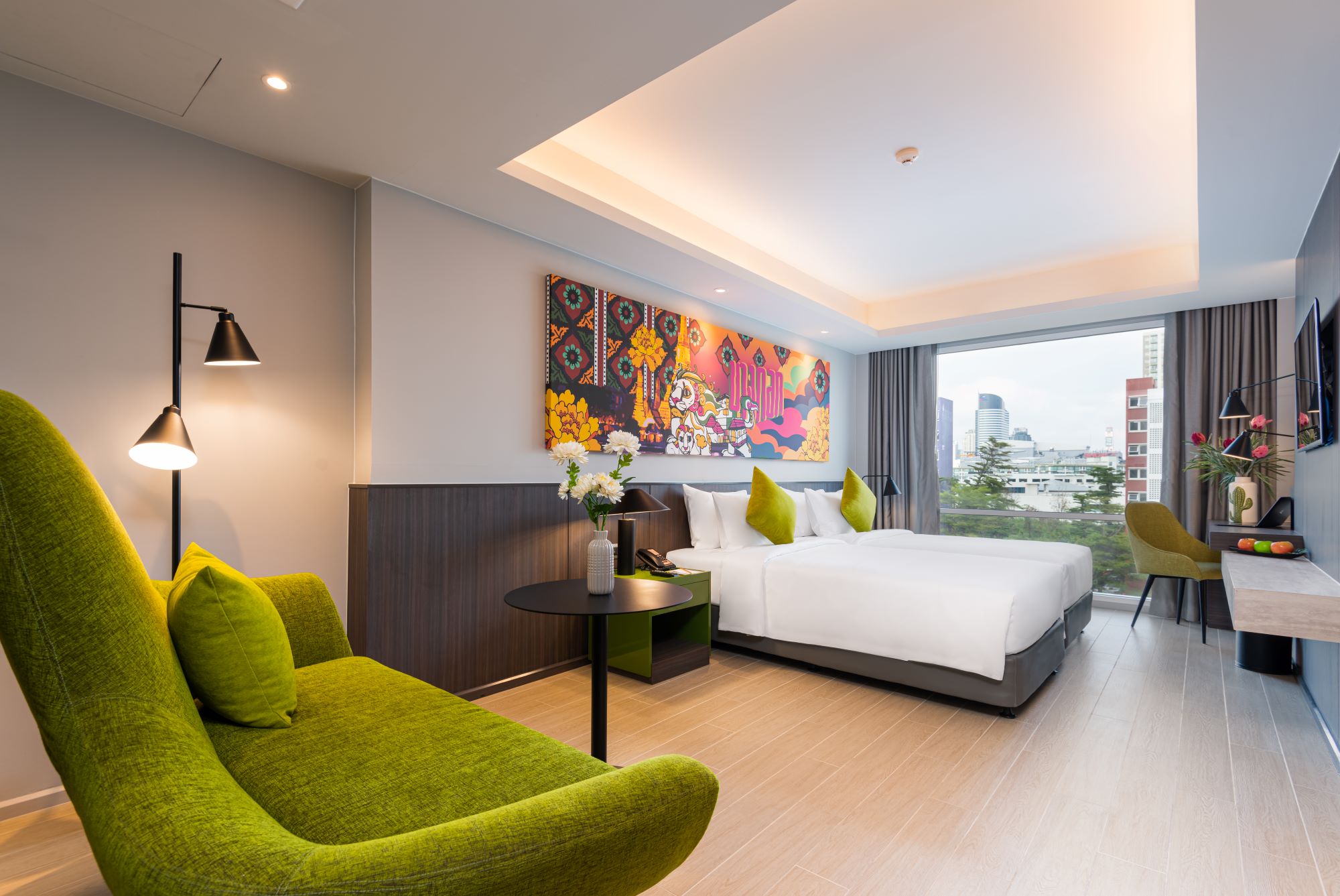 Twin Superior Garden View