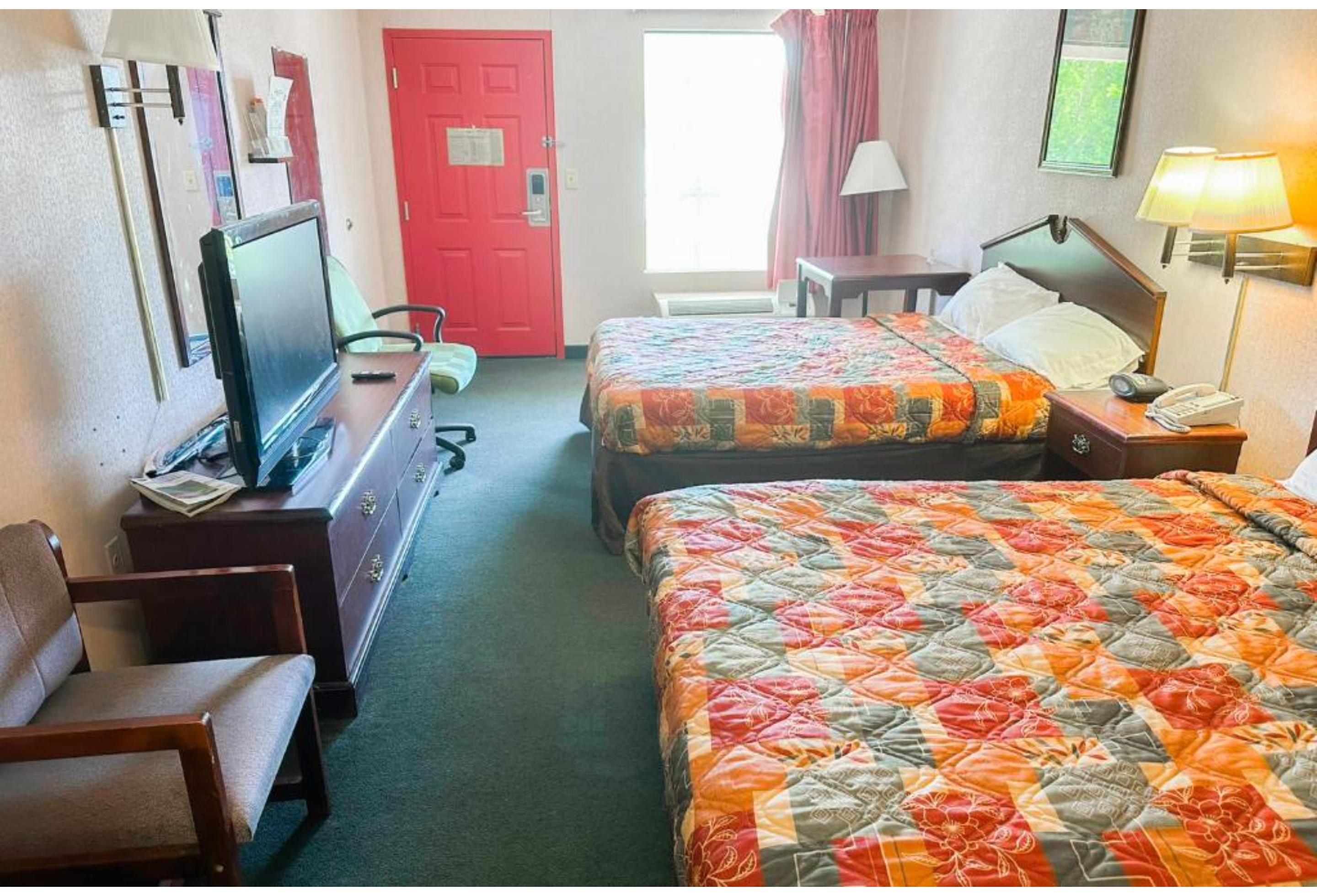 Room Two Double Beds Non Smoking