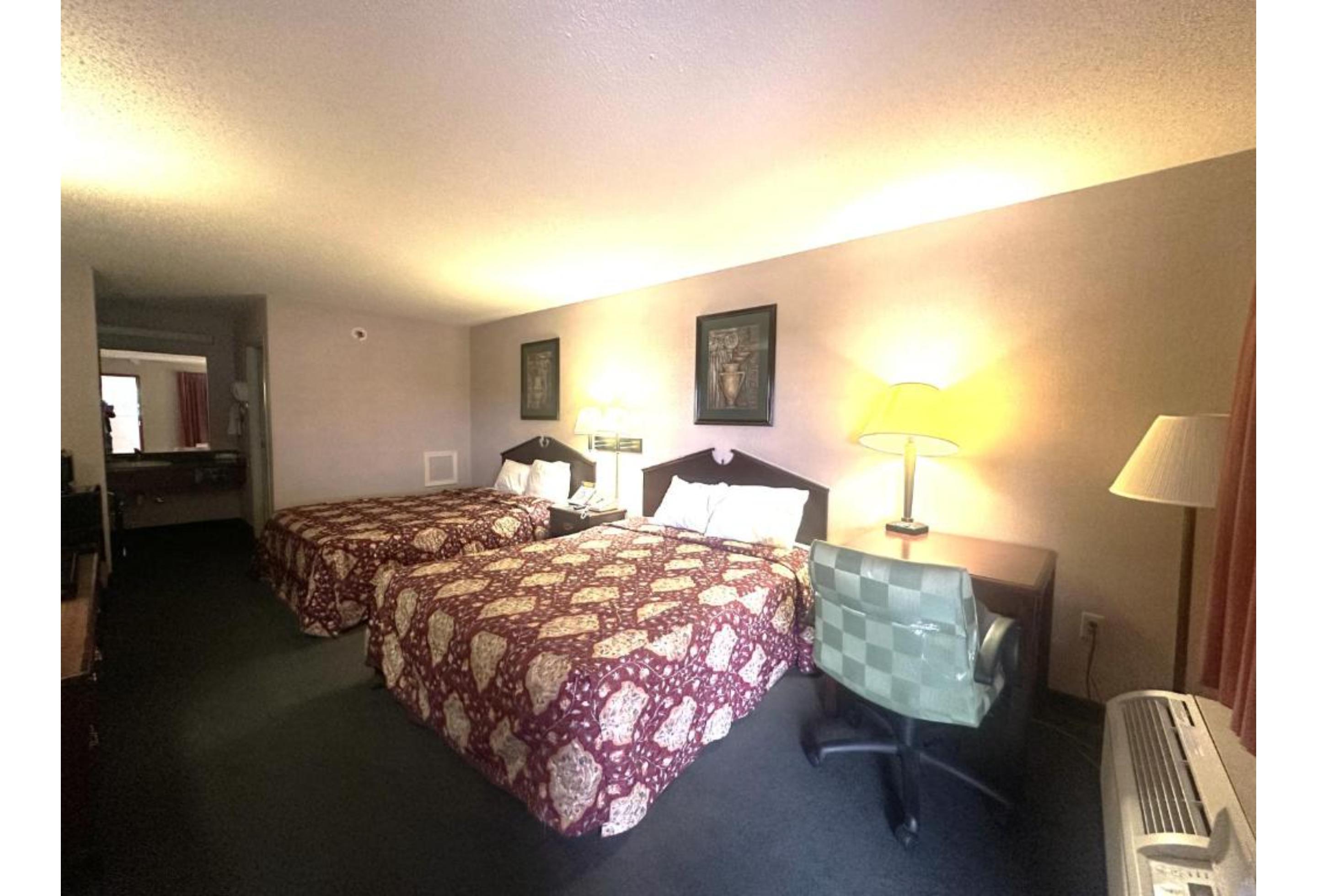 Room Two Double Beds Smoking