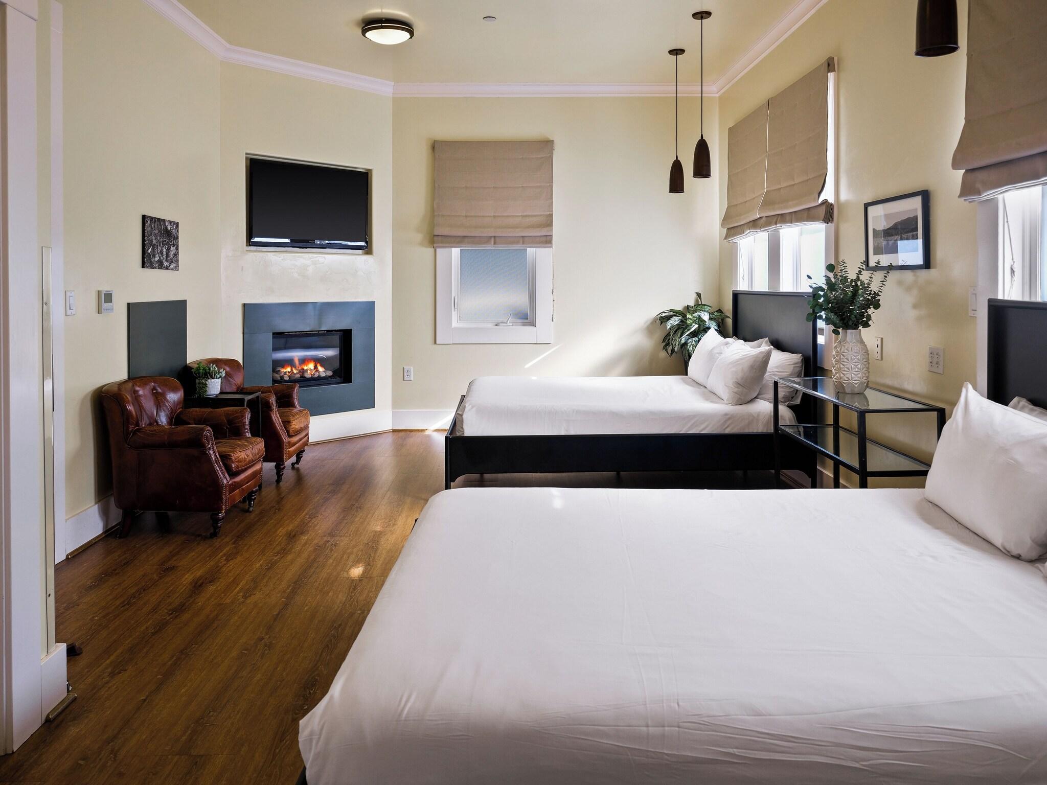 Double Two Queen Beds