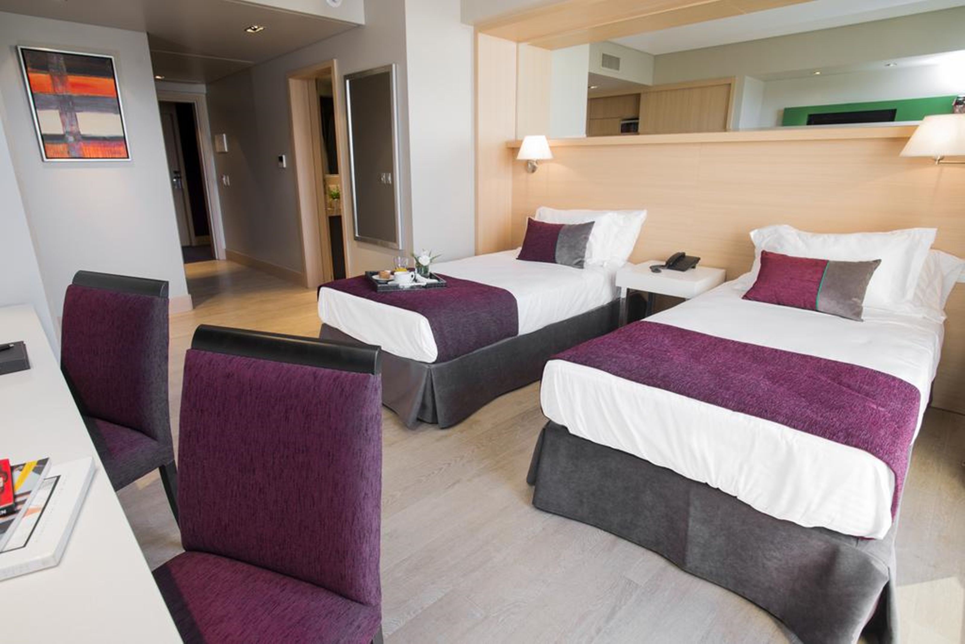 Double Two Double Beds