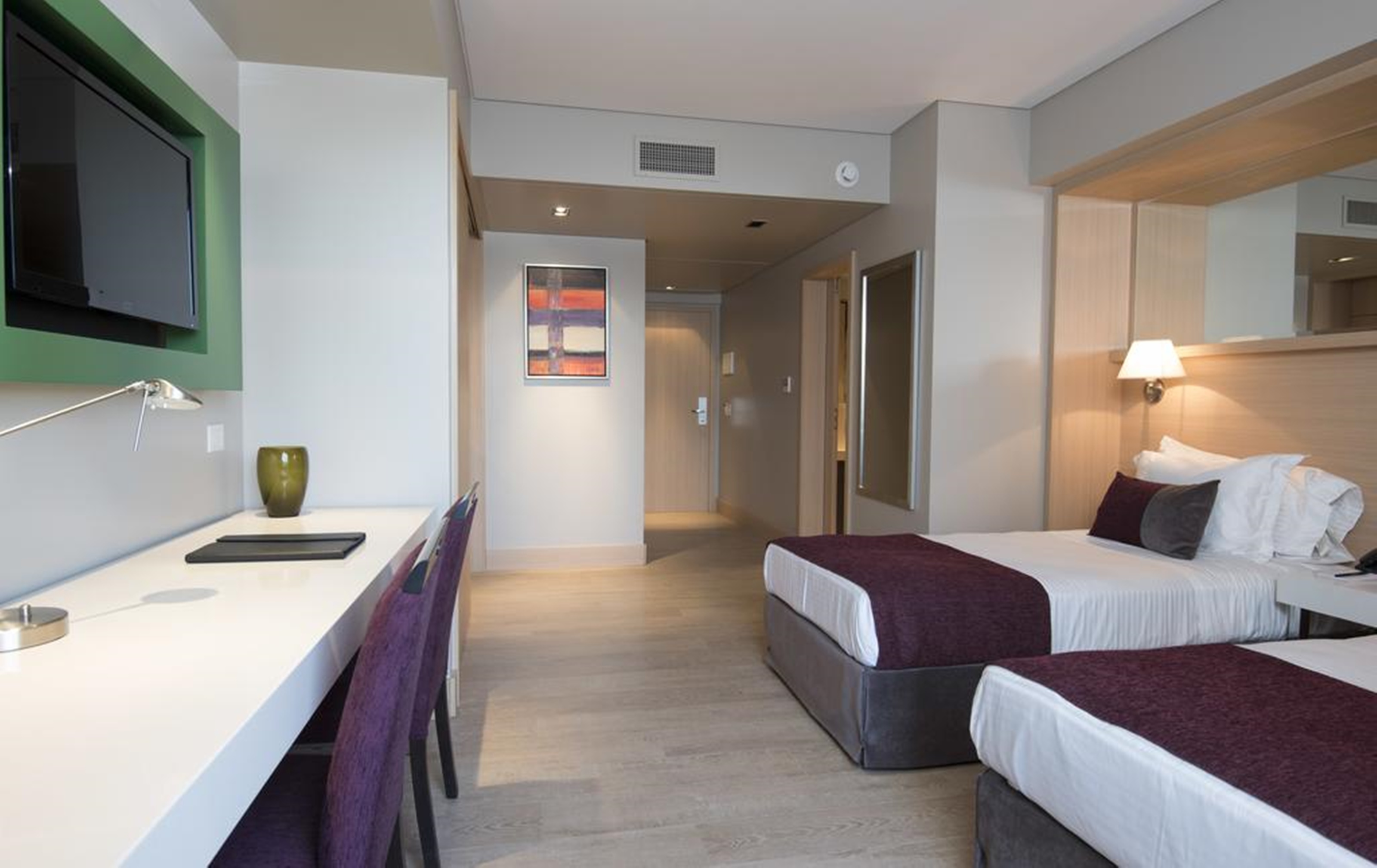 Double Two Double Beds