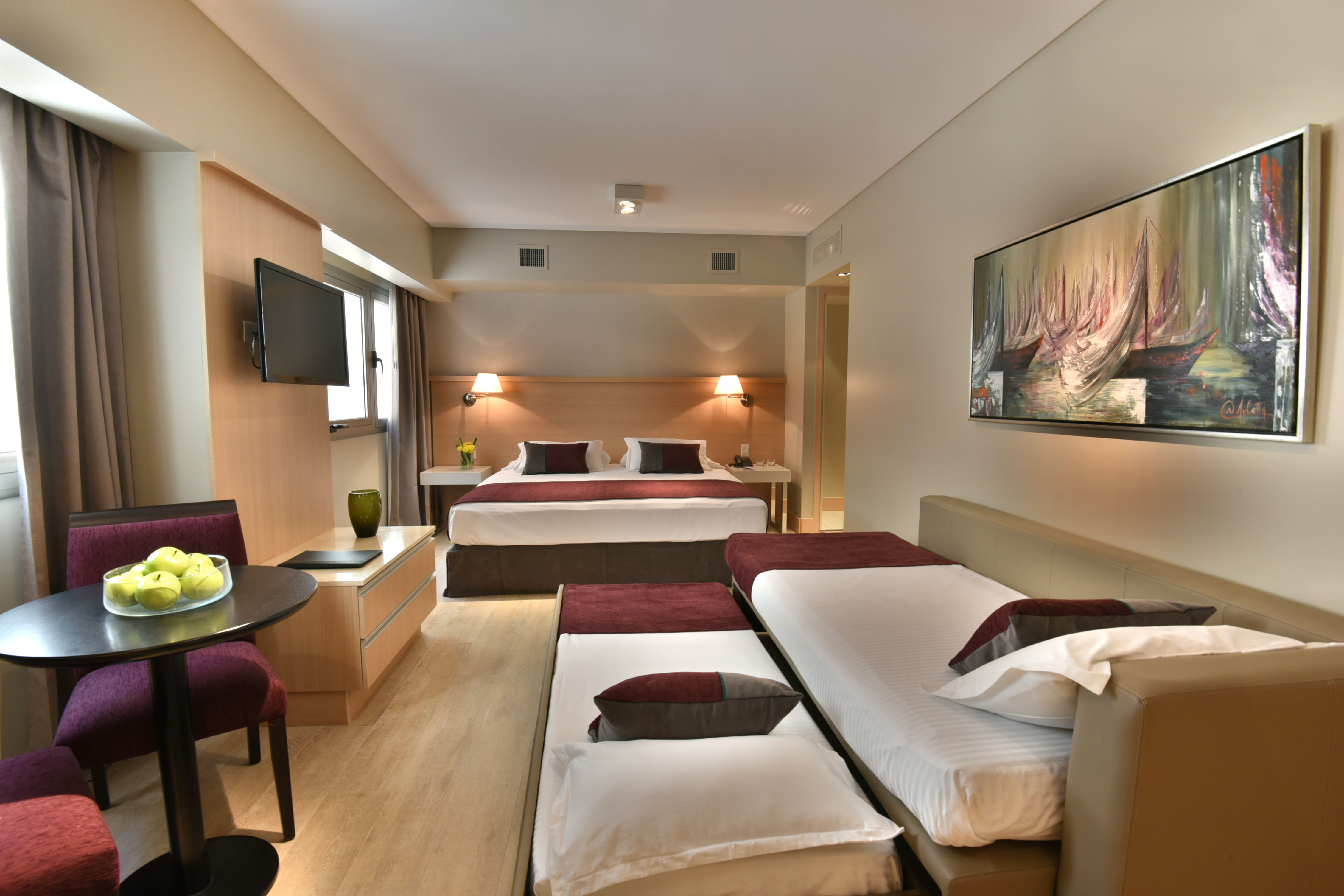 Quadruple Three Beds