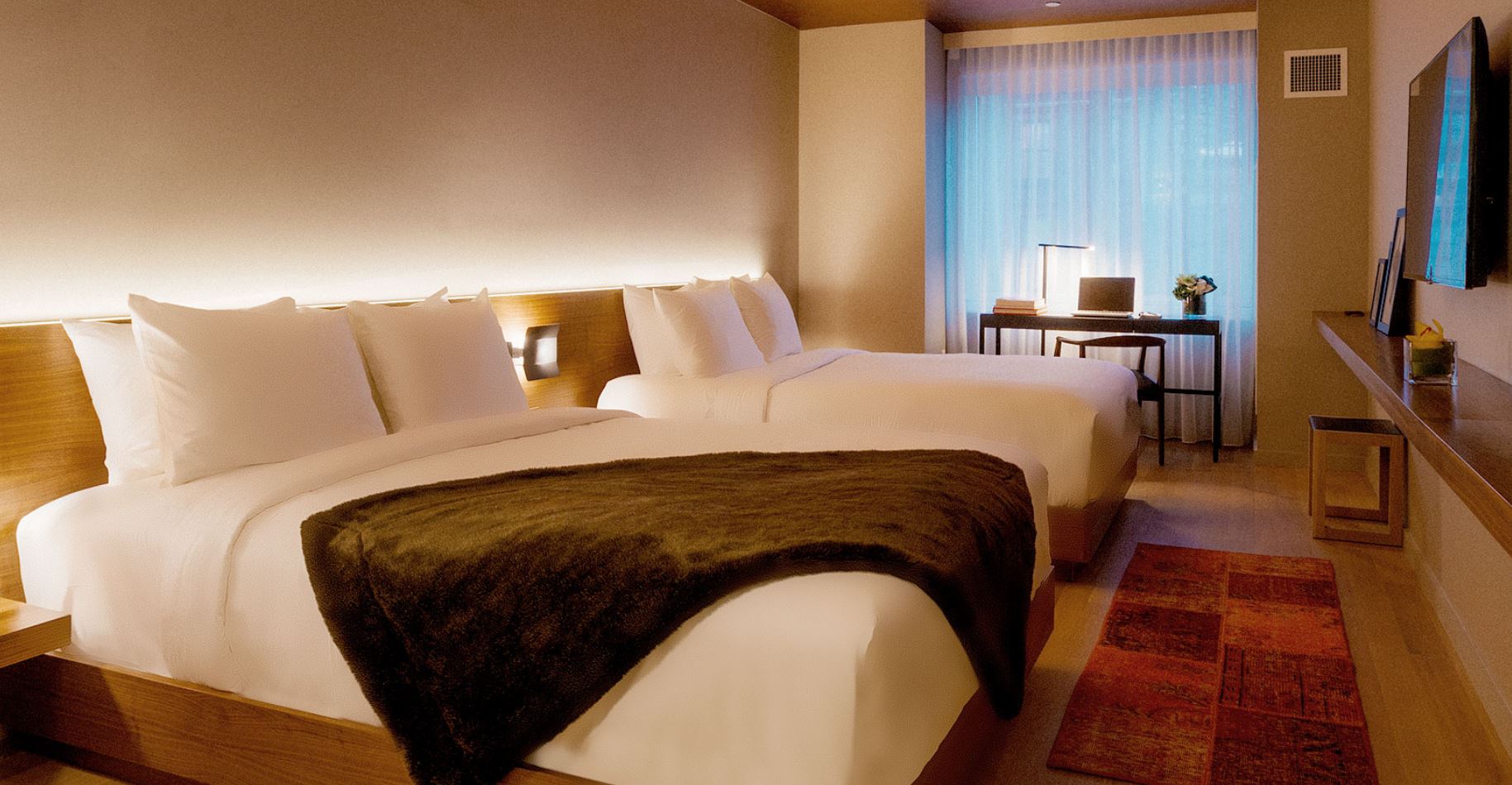 Double Two Double Beds