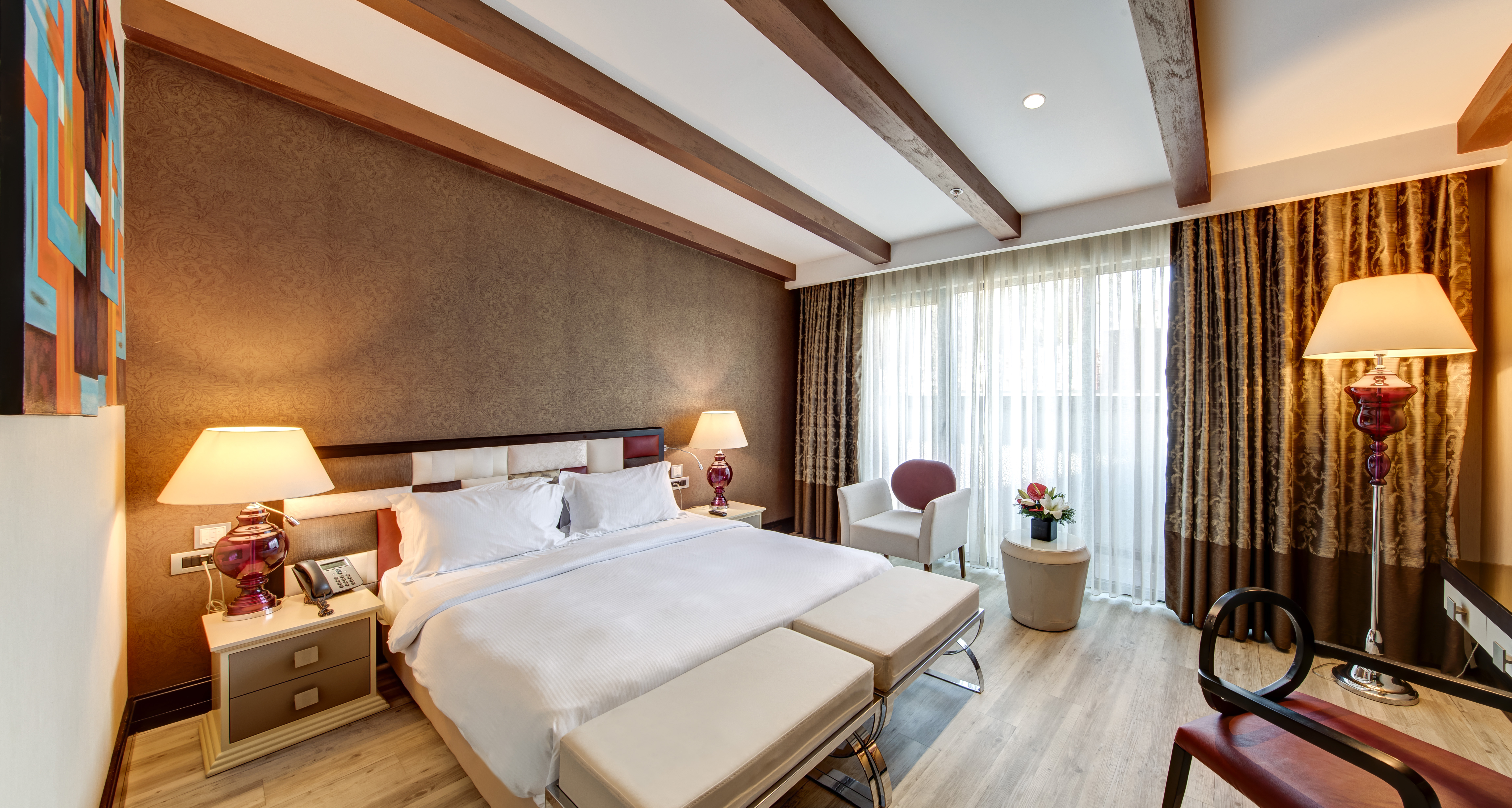 Double Guest Room King Bed