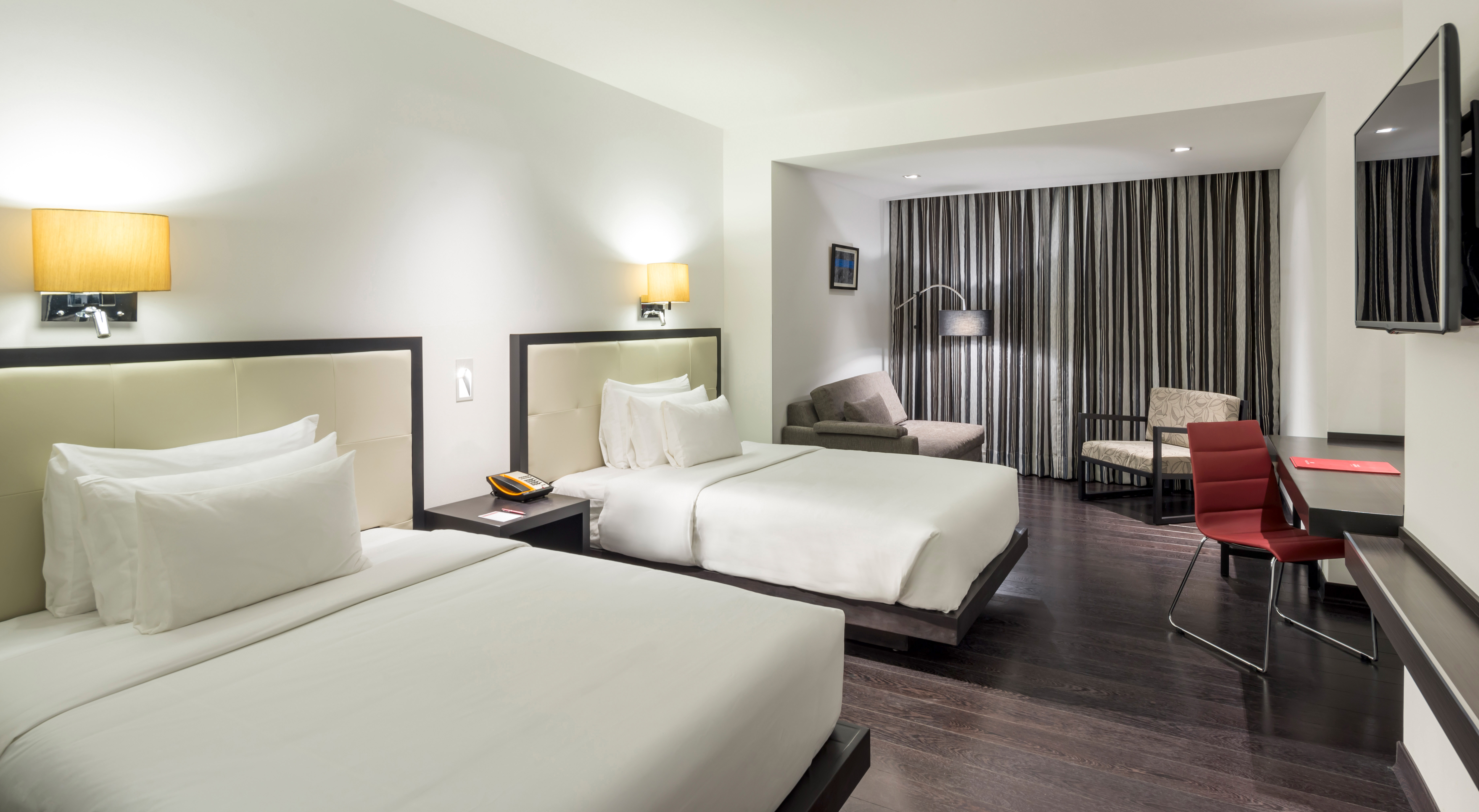 Double Two Double Beds