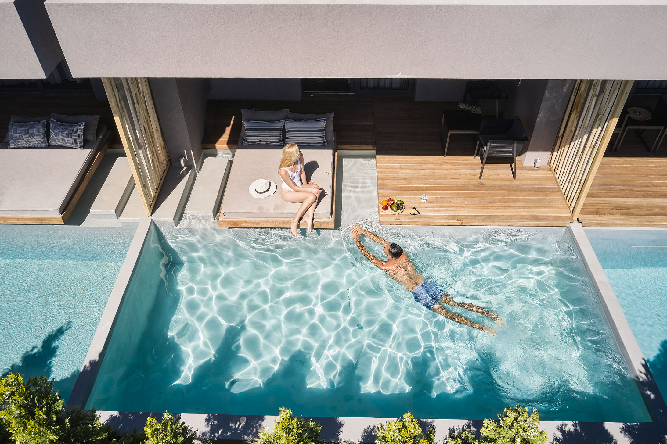 Double or Twin with Private Pool