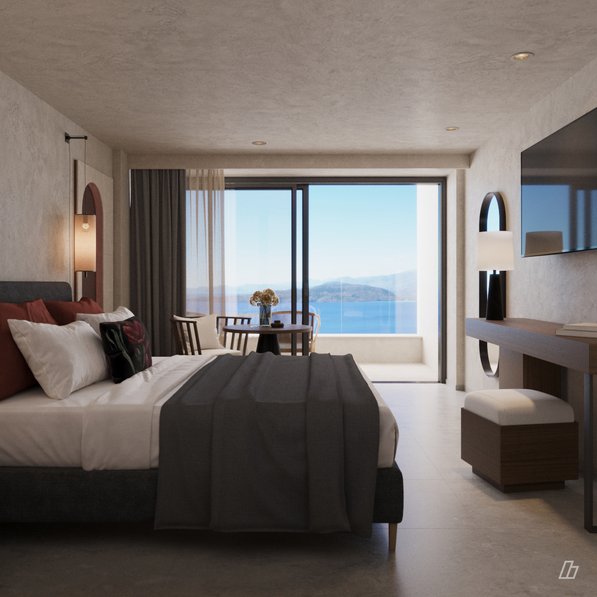 Double or Twin Comfort Sea View