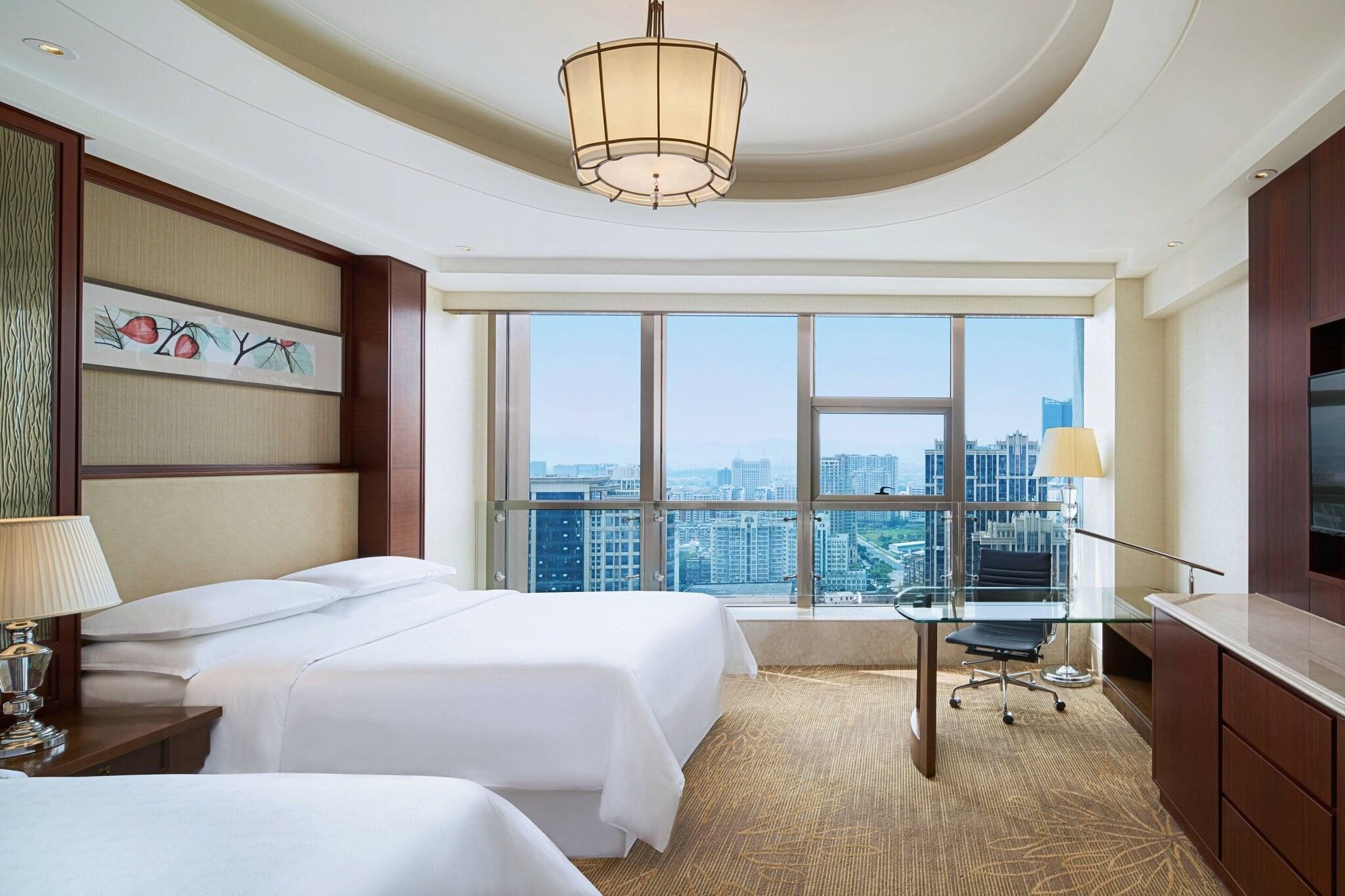 Quadruple City View Two Double Beds