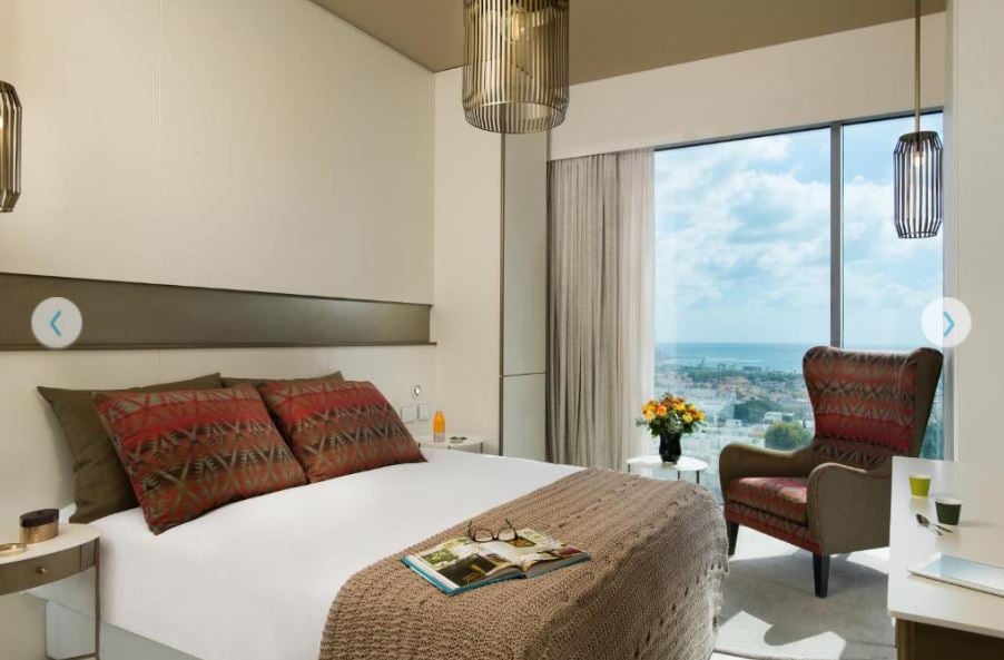 Single City View Two Beds