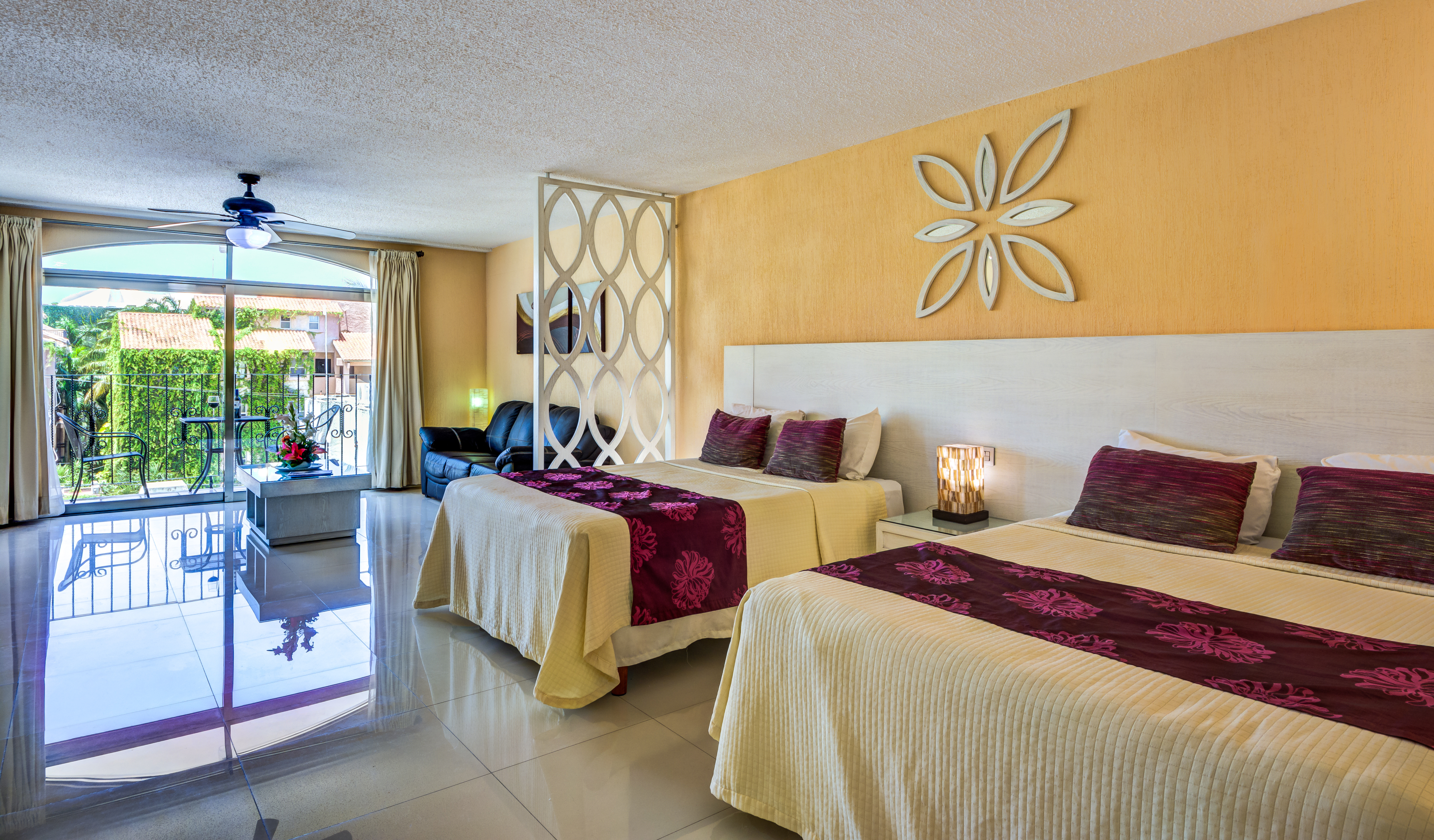 Double Two Queen Beds