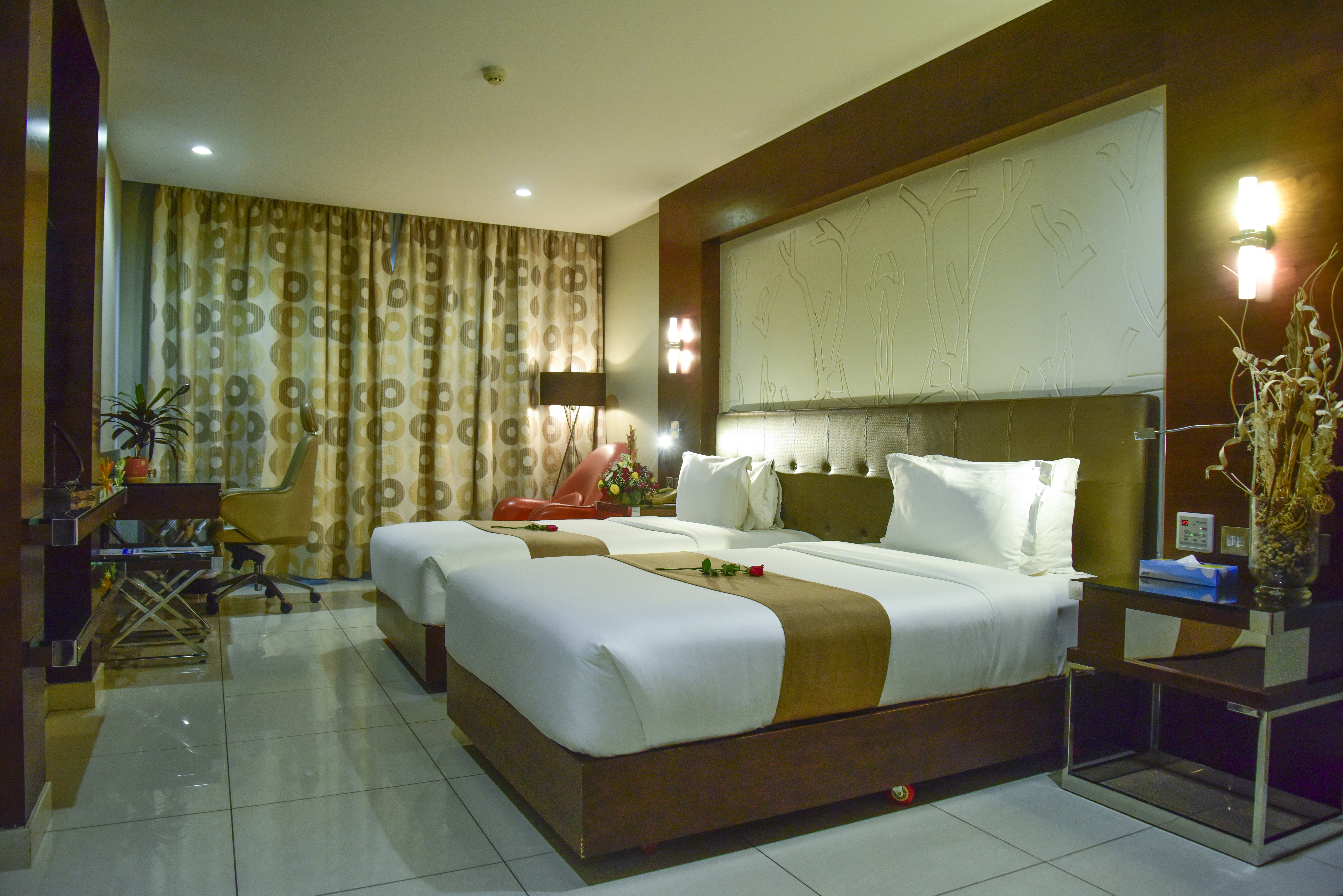 Double Single Two Bedrooms One Bathroom