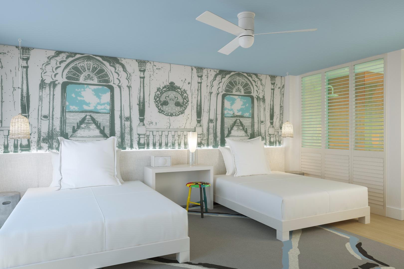 Double Queen Size Bed