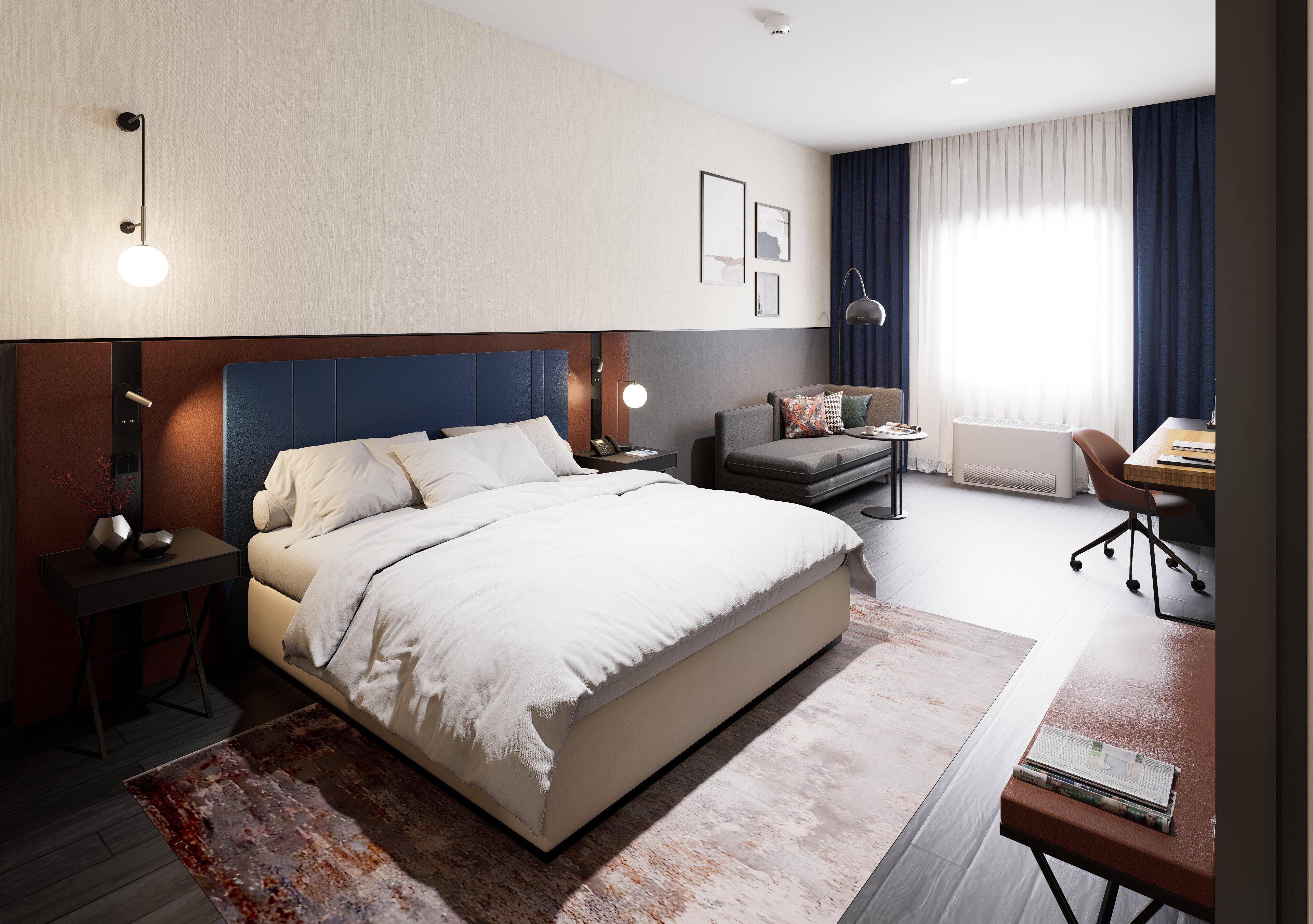 Double City View Queen Bed