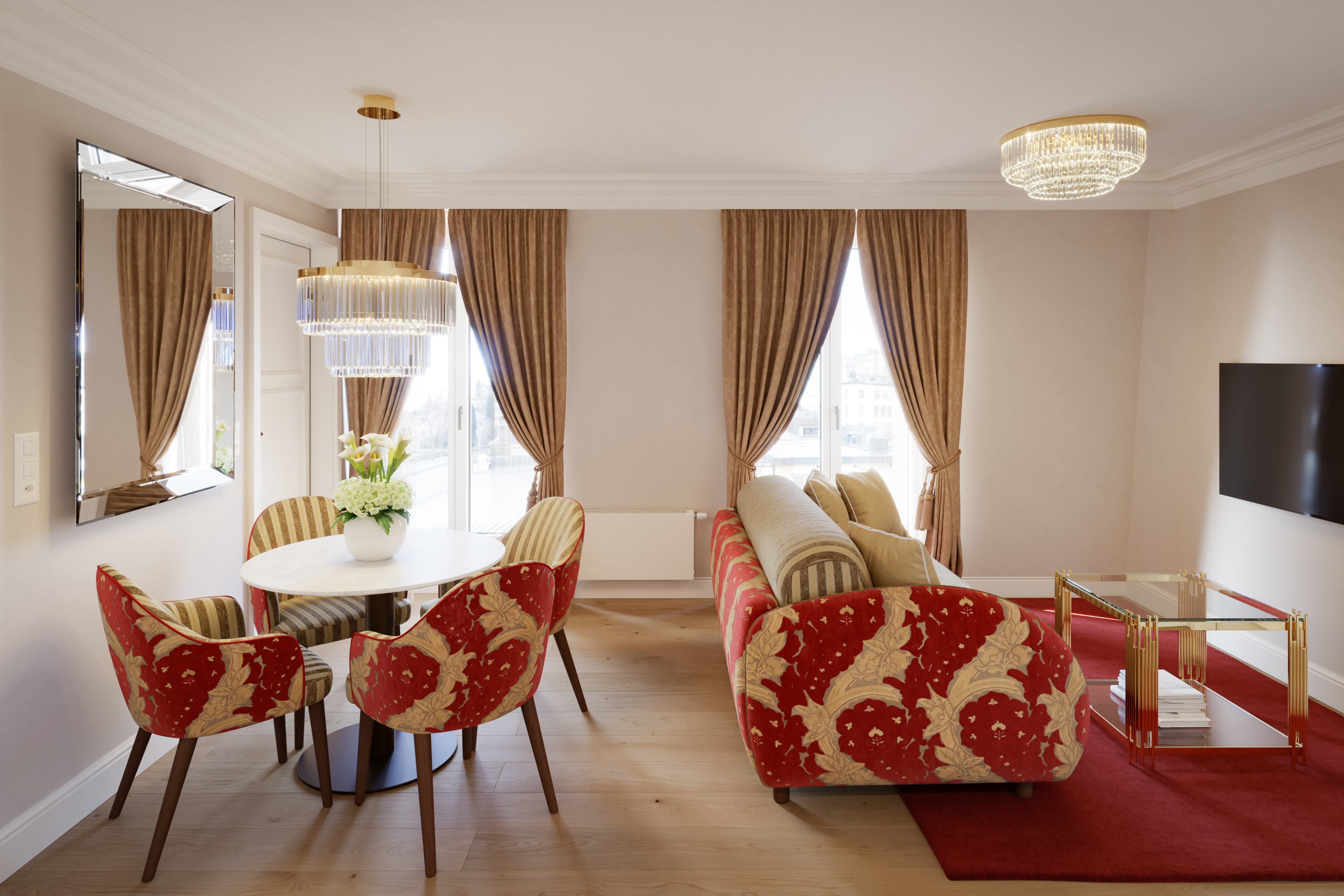 Apartment One Bedroom with Air Conditioning