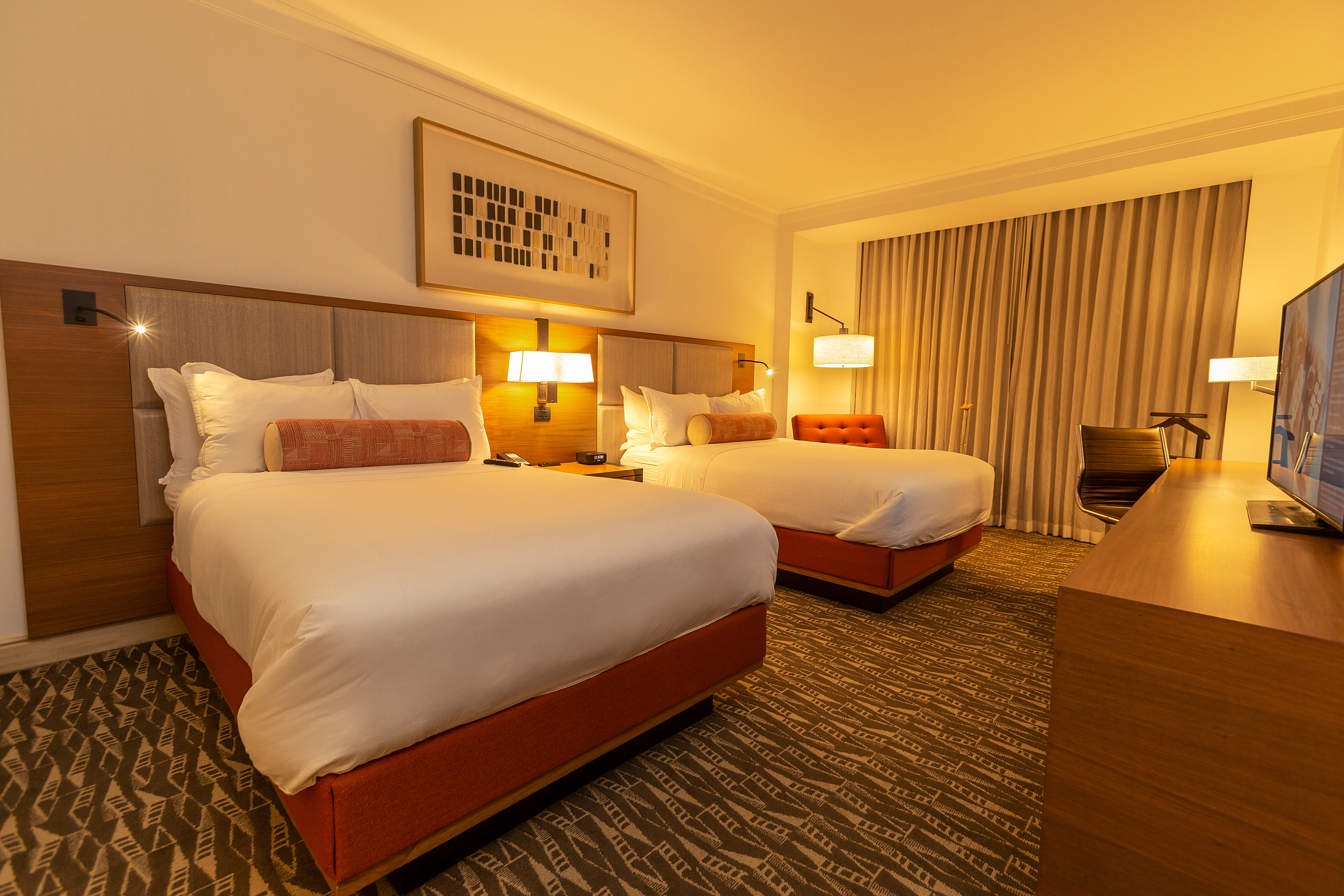 Double Two Double Beds