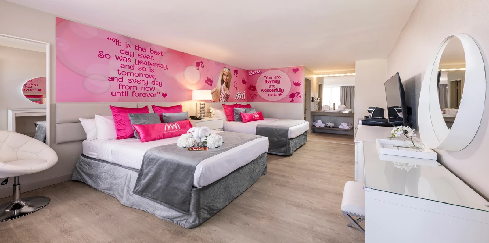 Double Two Double Beds