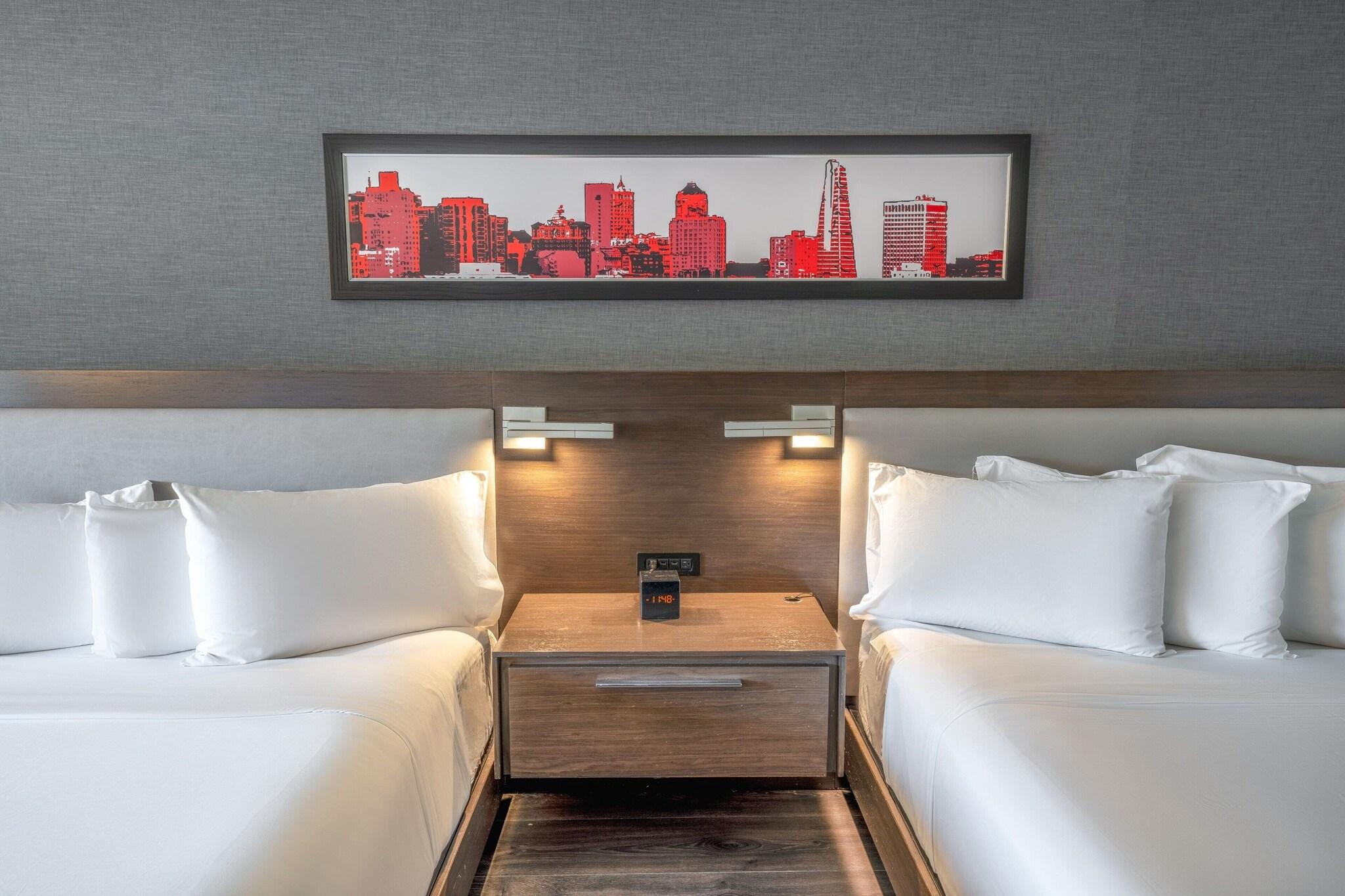 Double Two Queen Beds