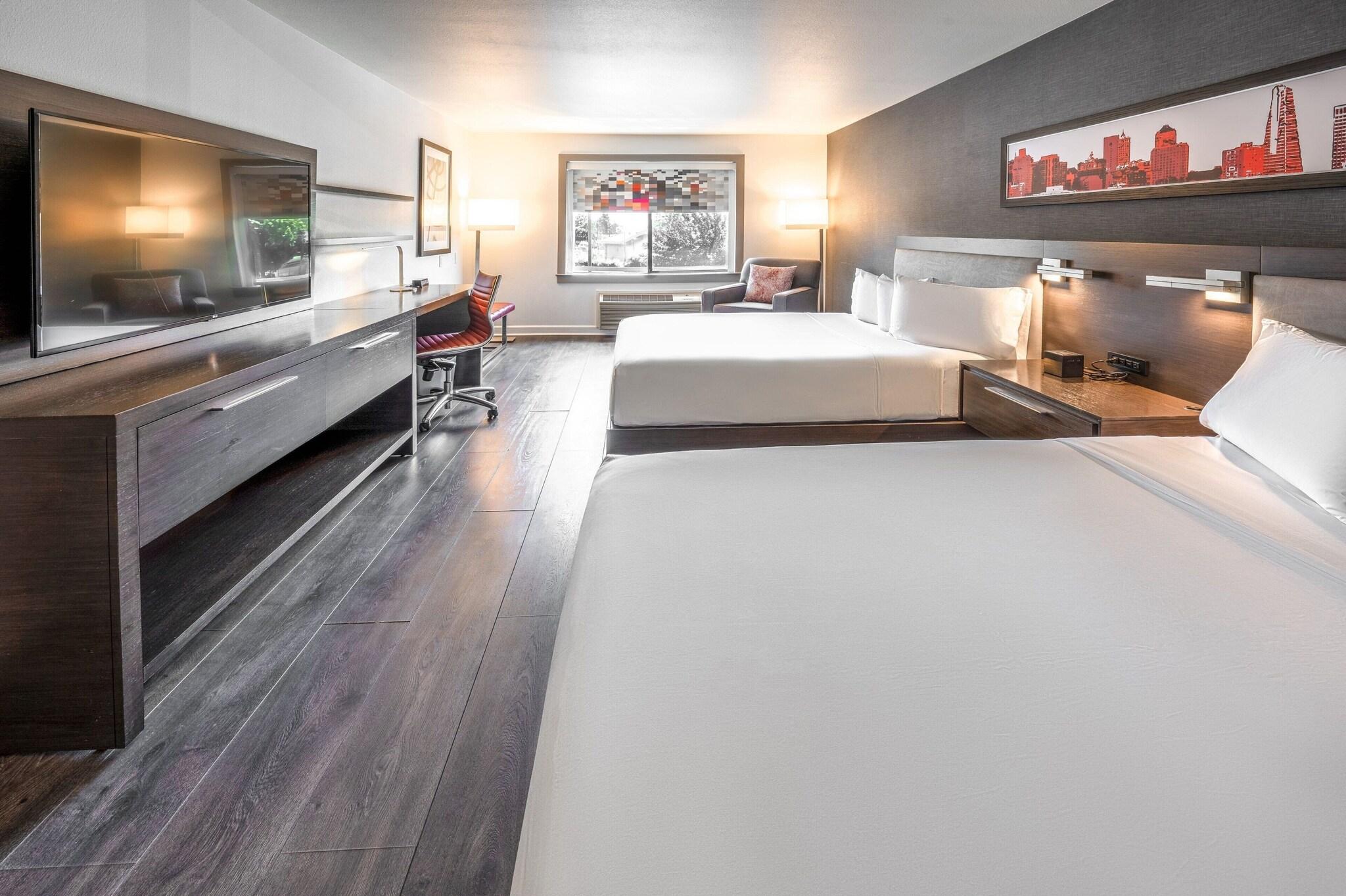 Double Two Queen Beds