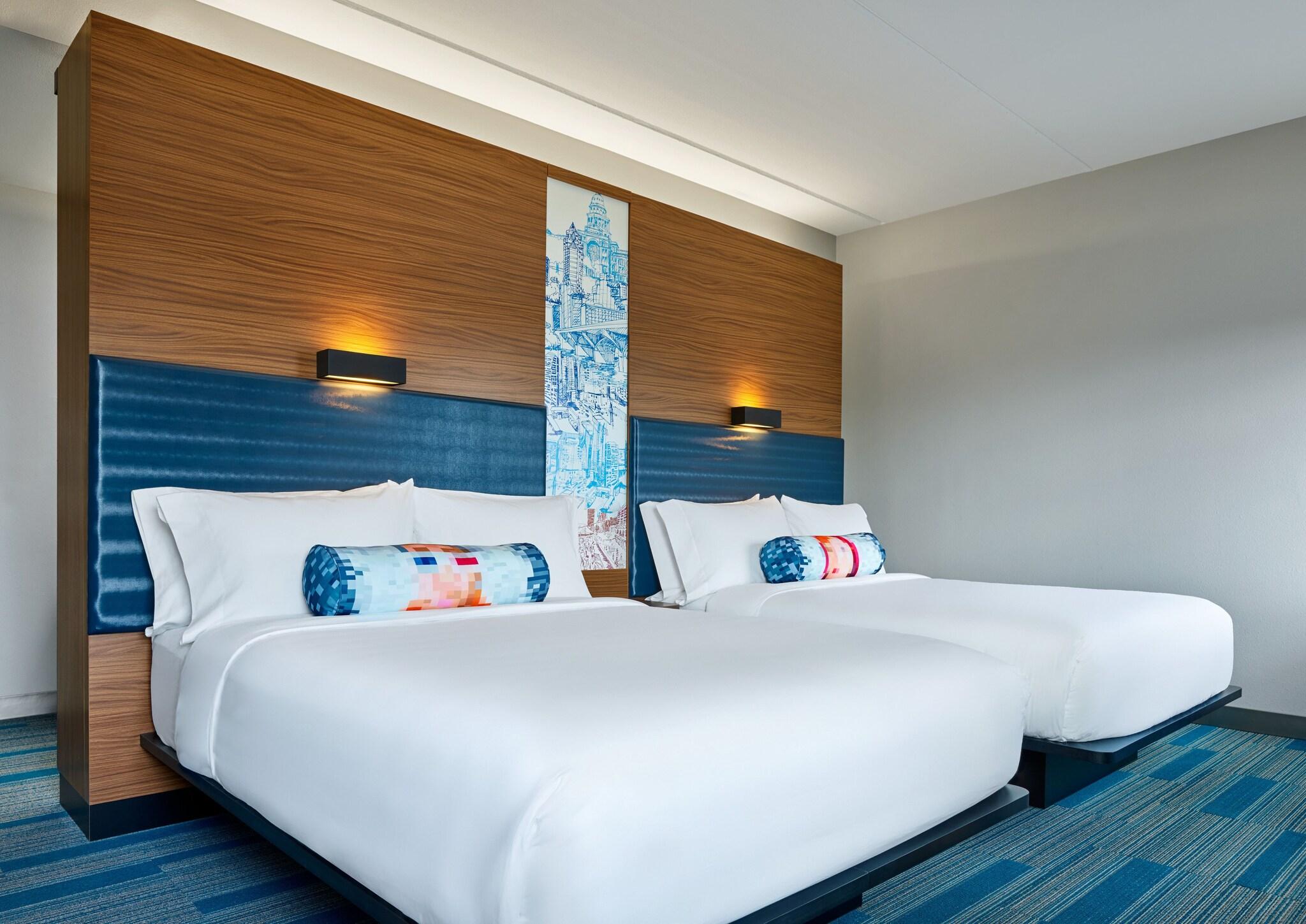 Double Two Queen Beds