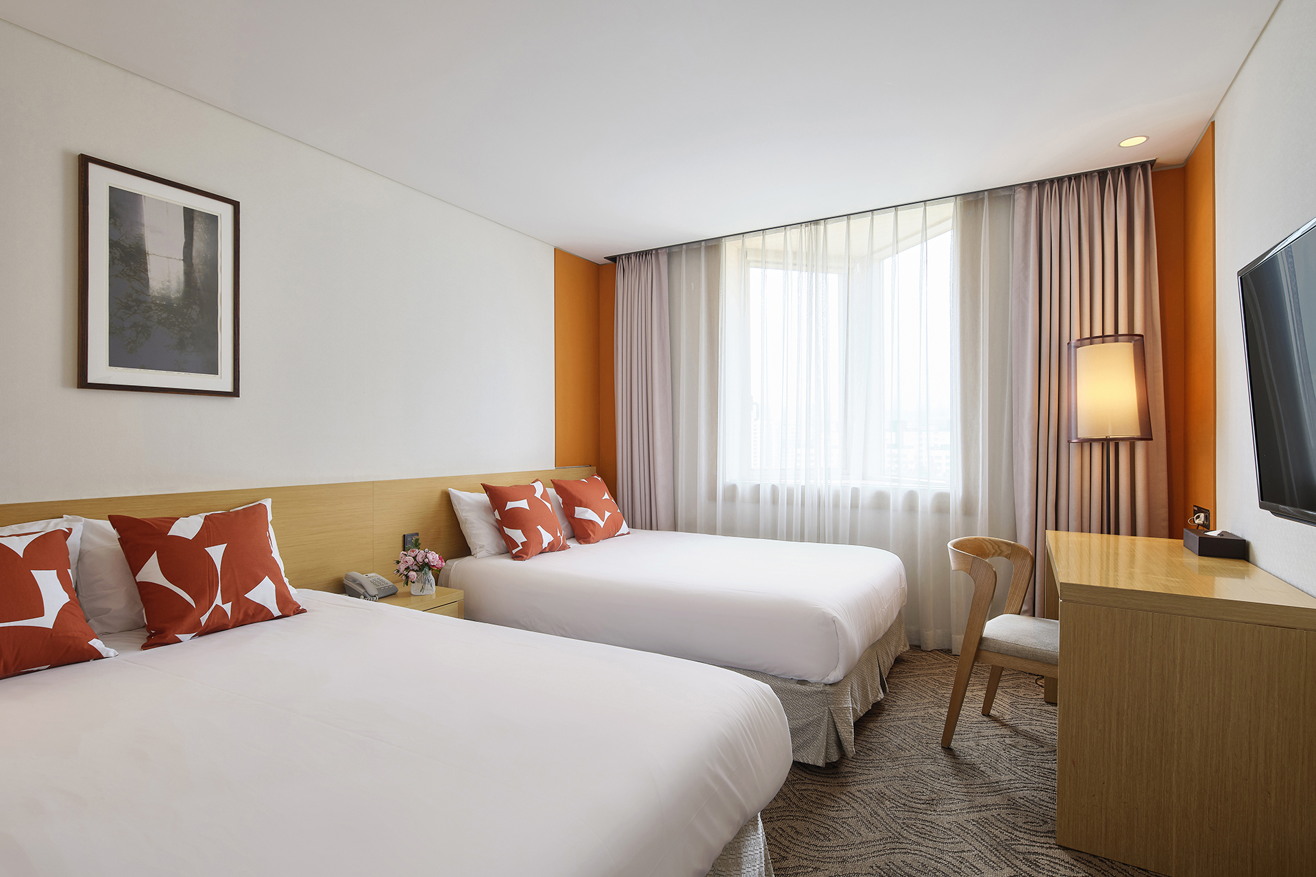 Twin Superior Two Double Beds