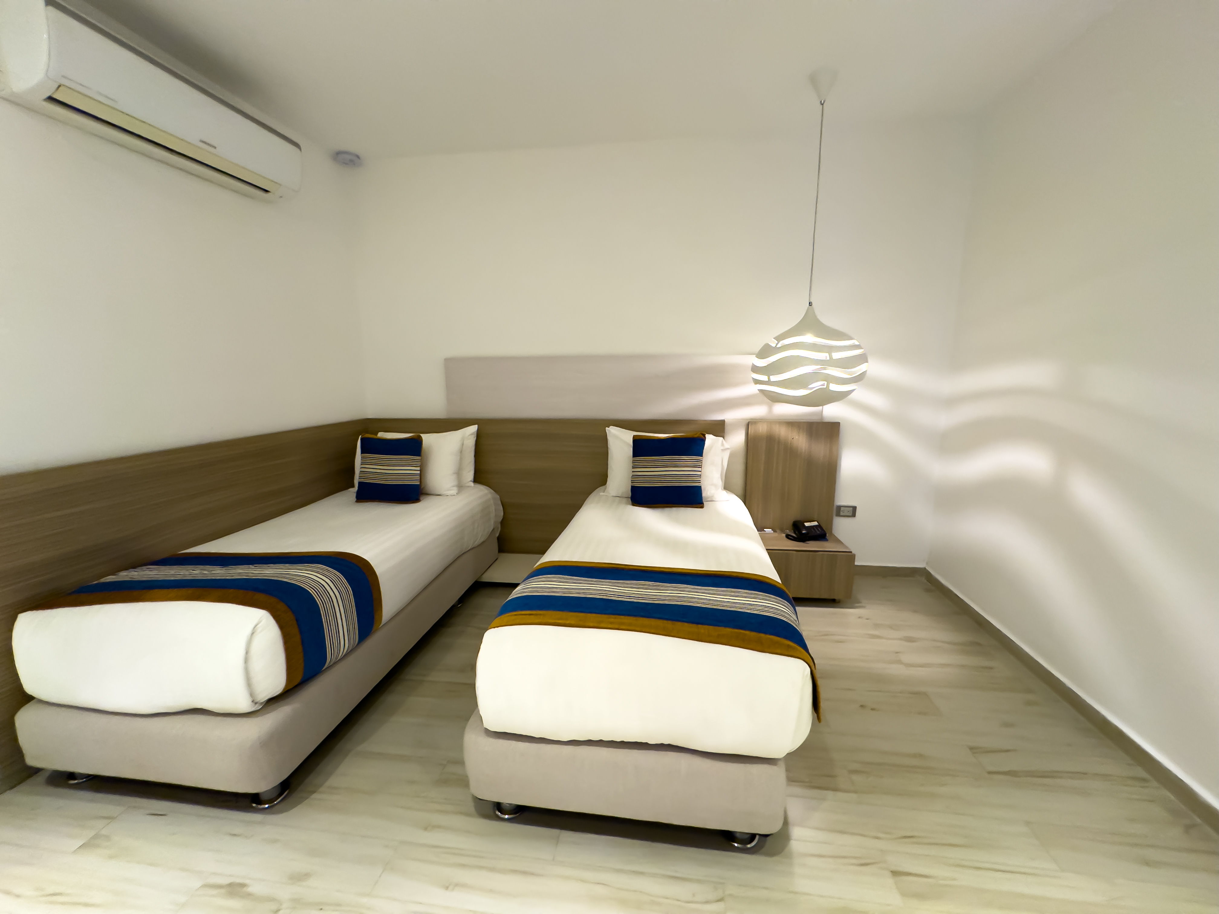 Twin Two Double Beds