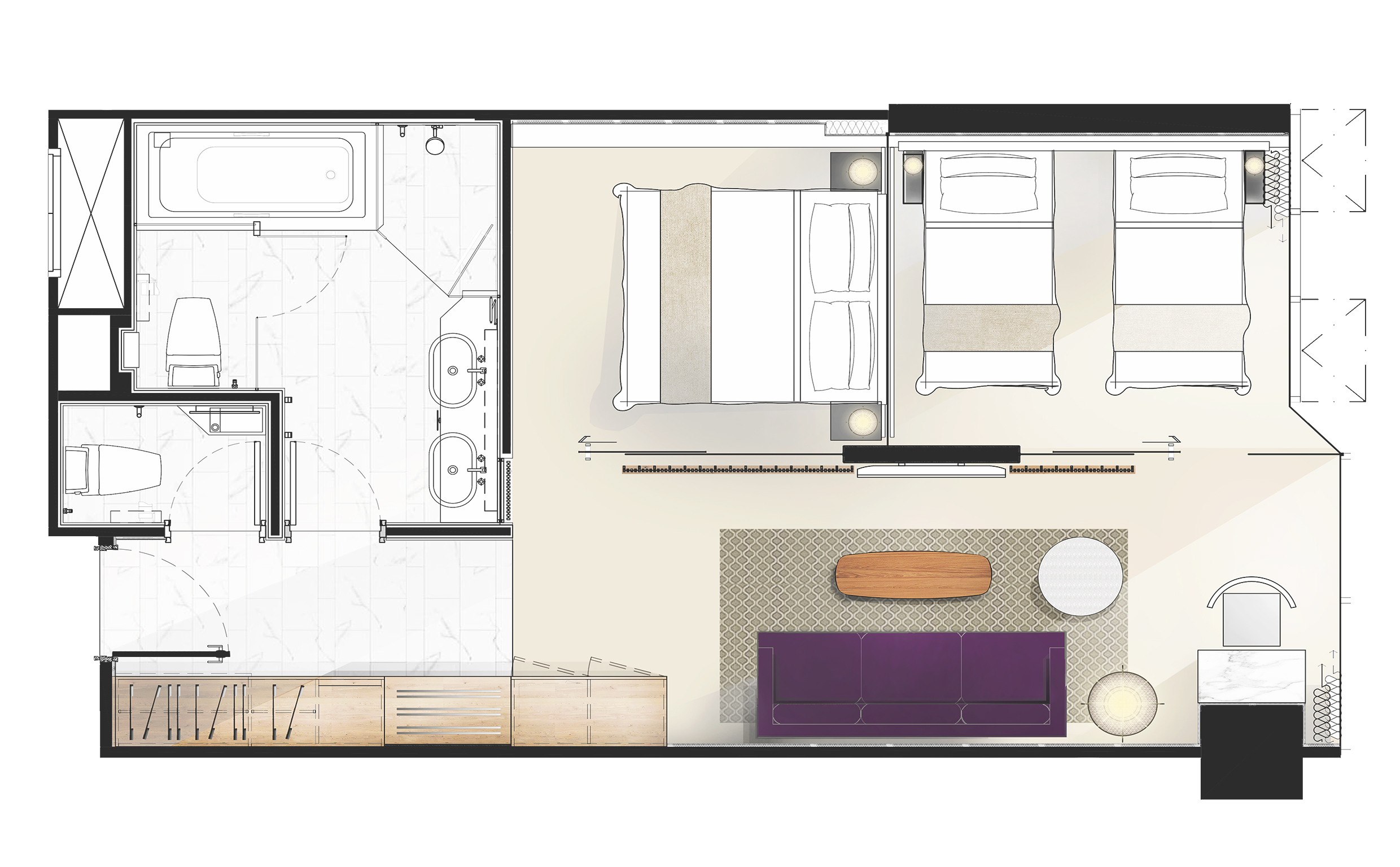 Family Room Two Bedrooms