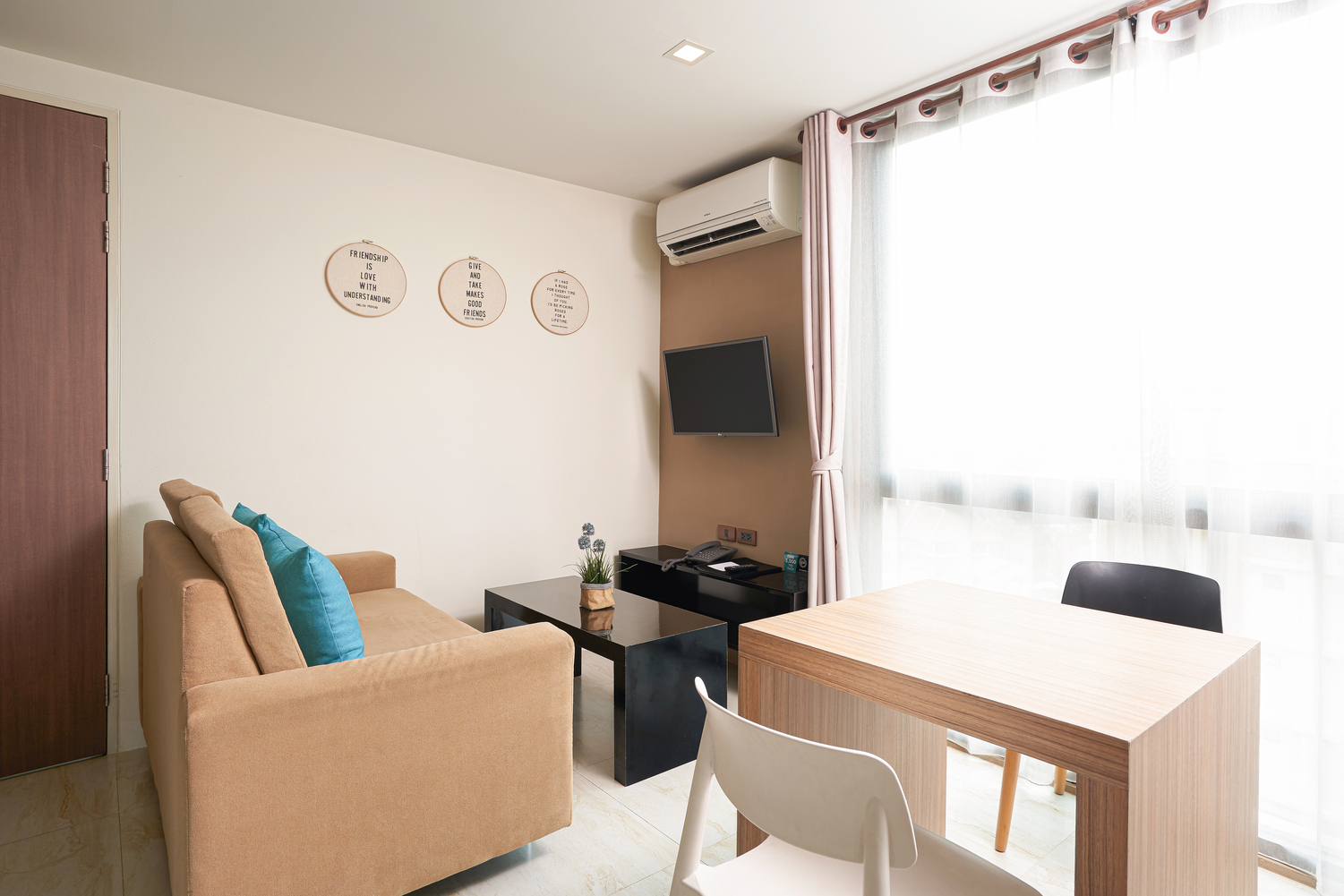 Family Room Two Bedrooms One Bathroom