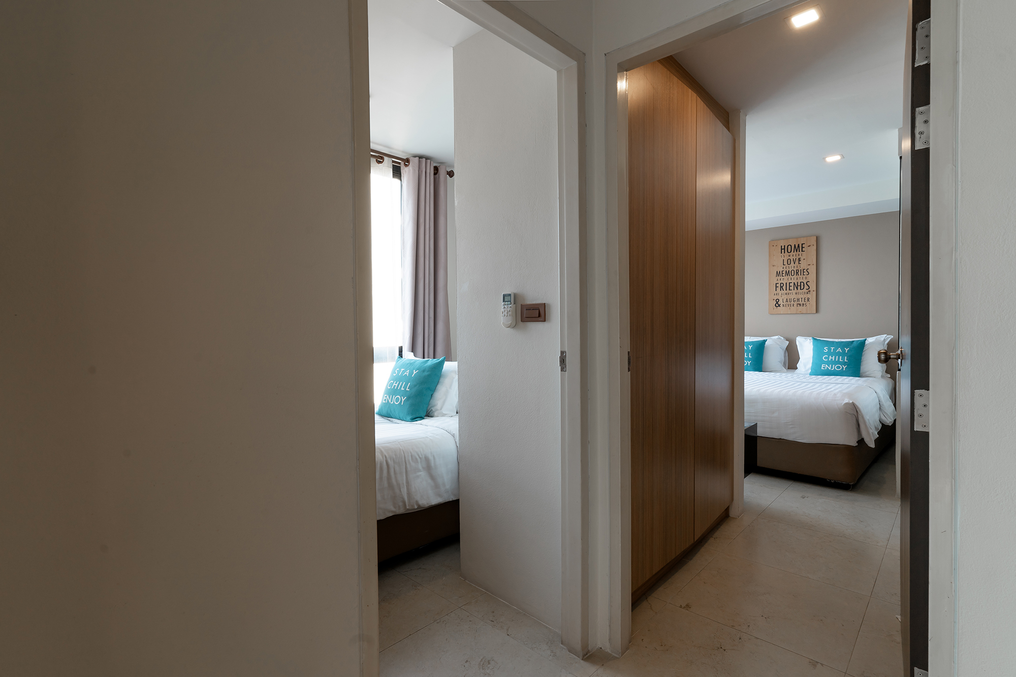 Family Room Two Bedrooms One Bathroom