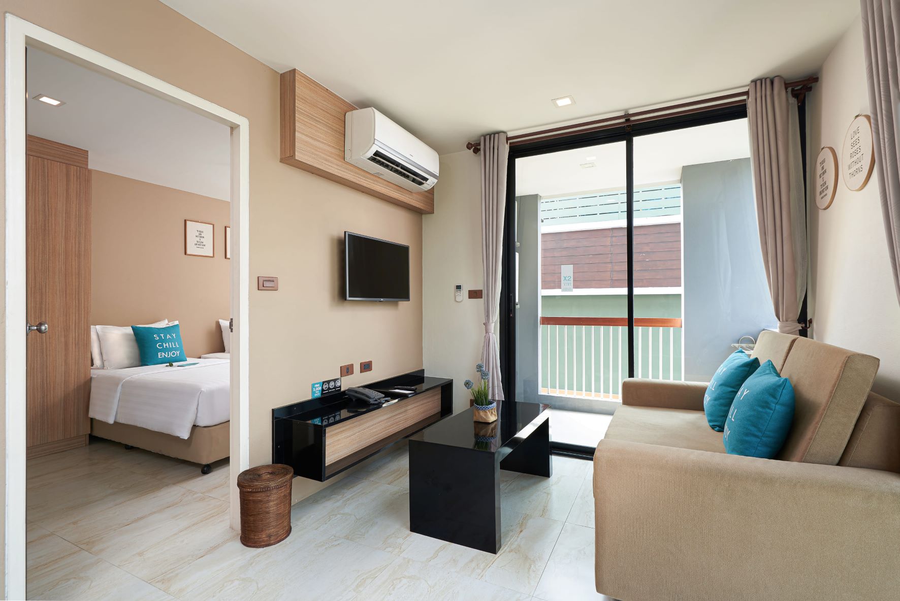 Double or Twin One Bedroom