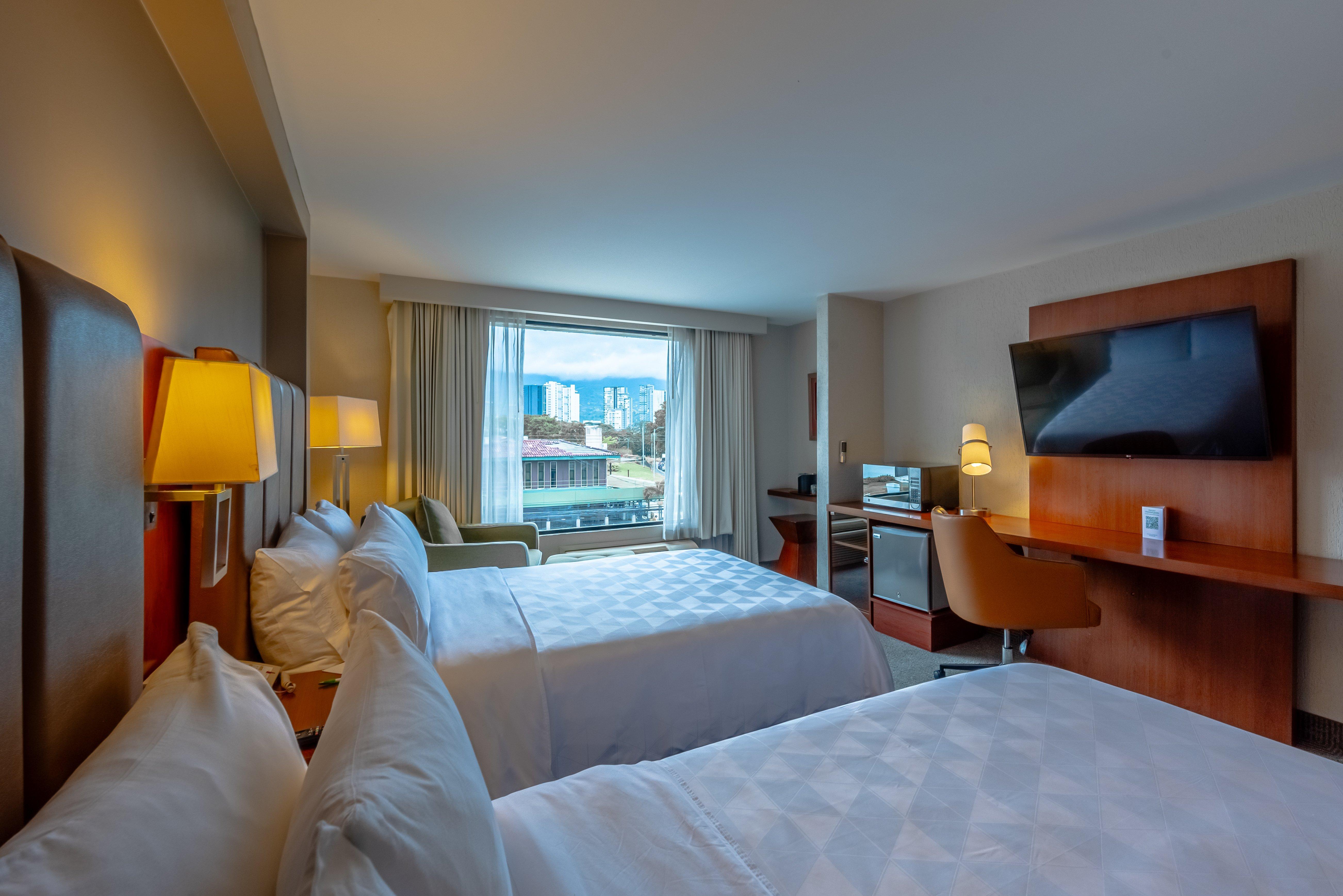 Double City View Two Double Beds