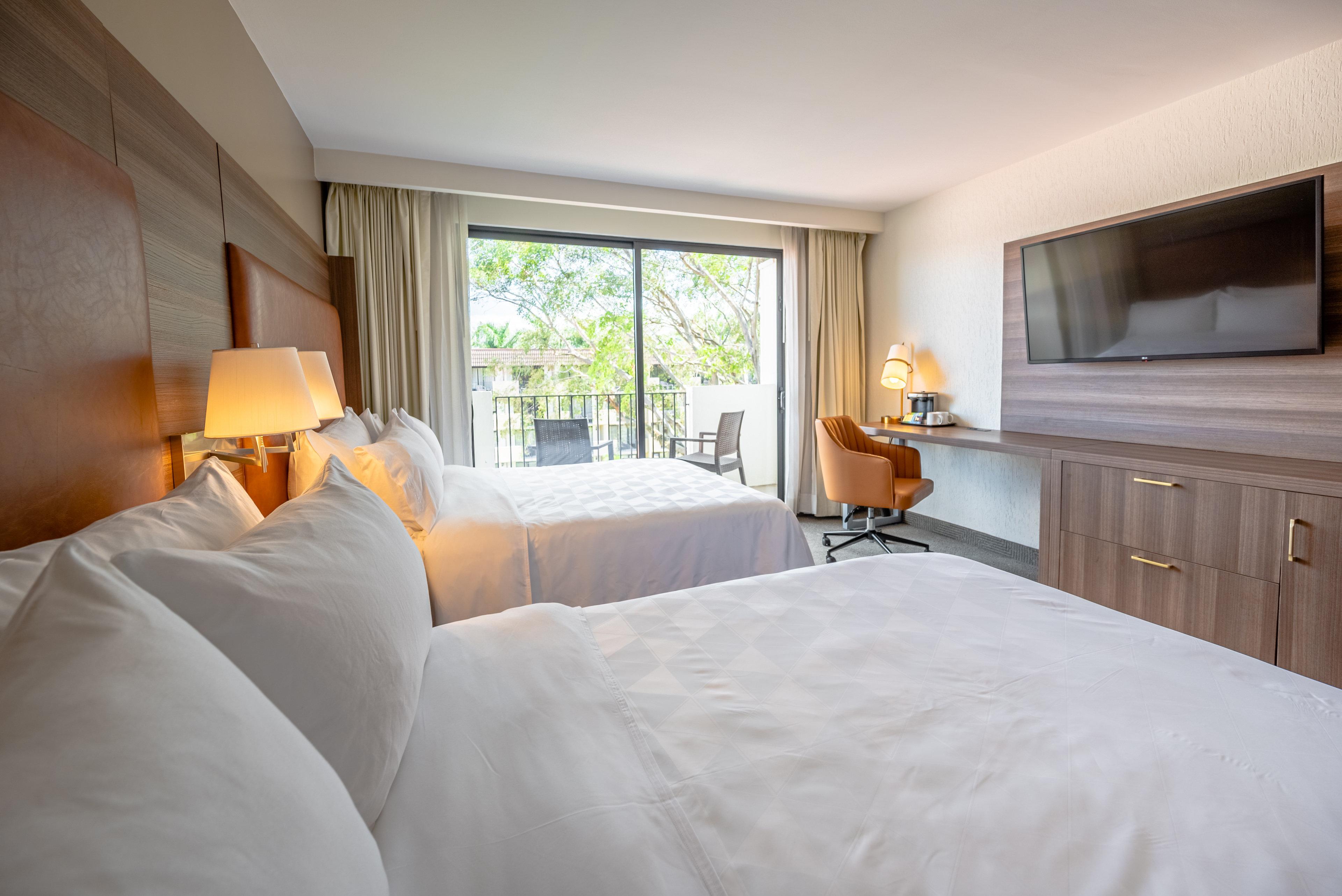 Double Pool View Two Double Beds