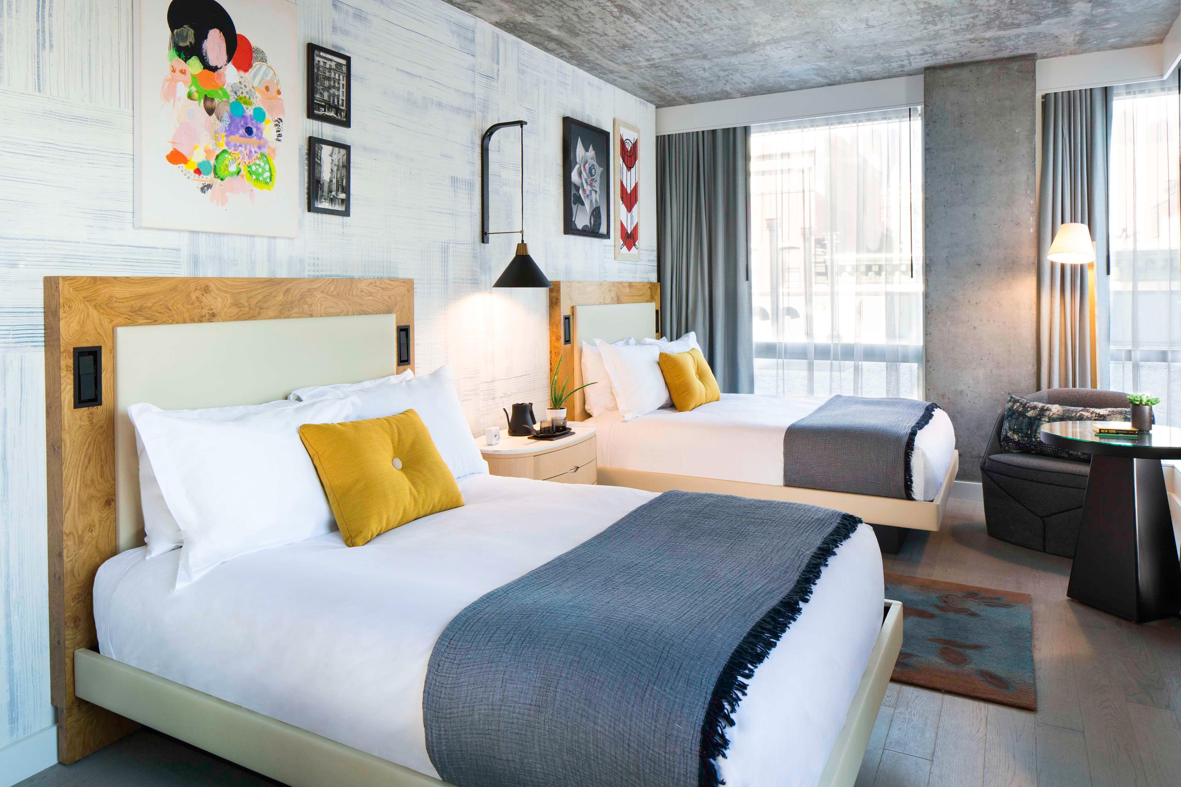 Double Two Double Beds