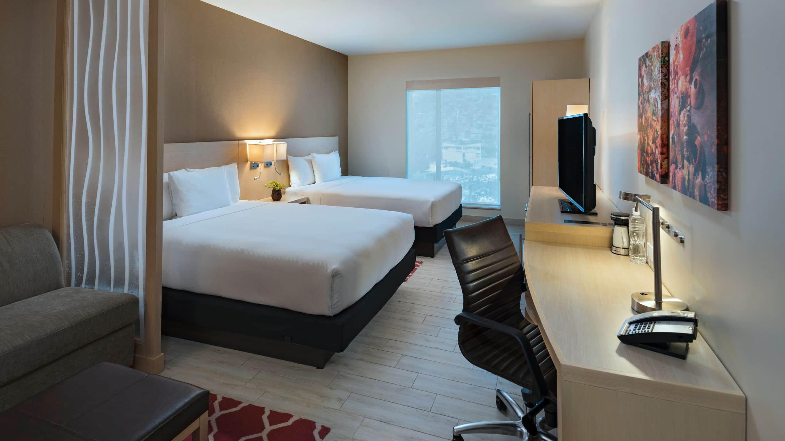 Double Two Queen Beds