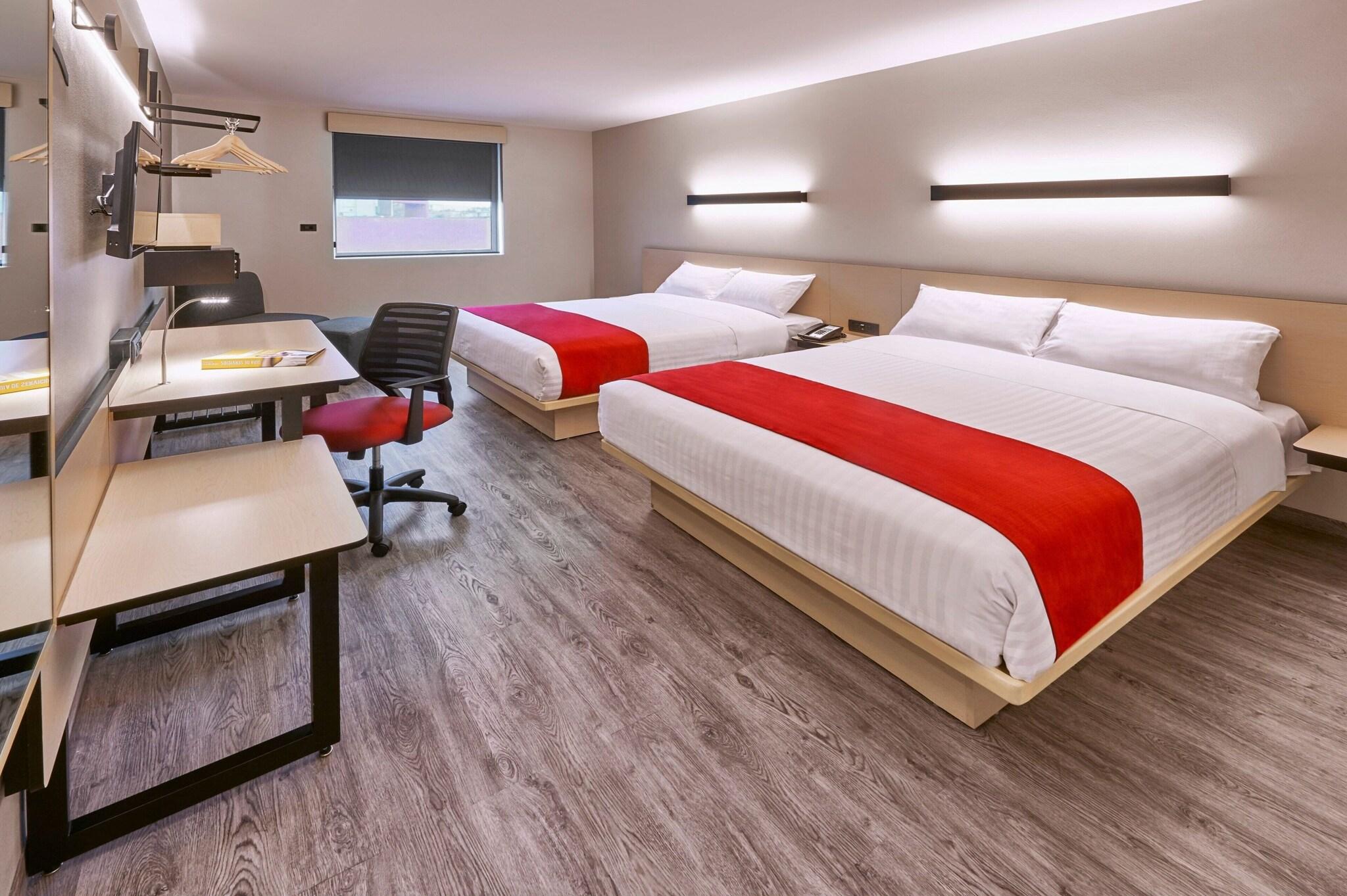 Double Two Queen Beds