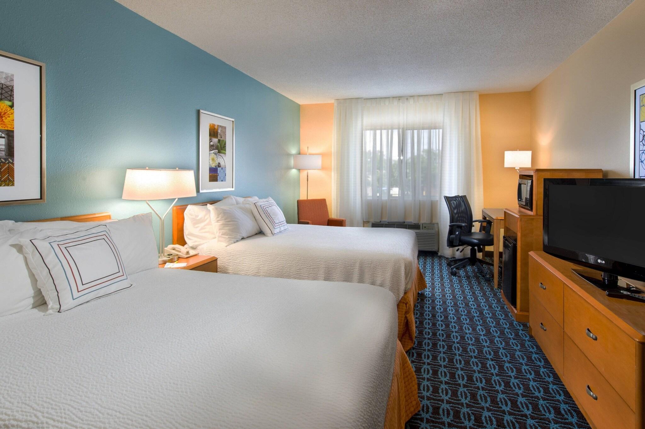 Double Two Double Beds