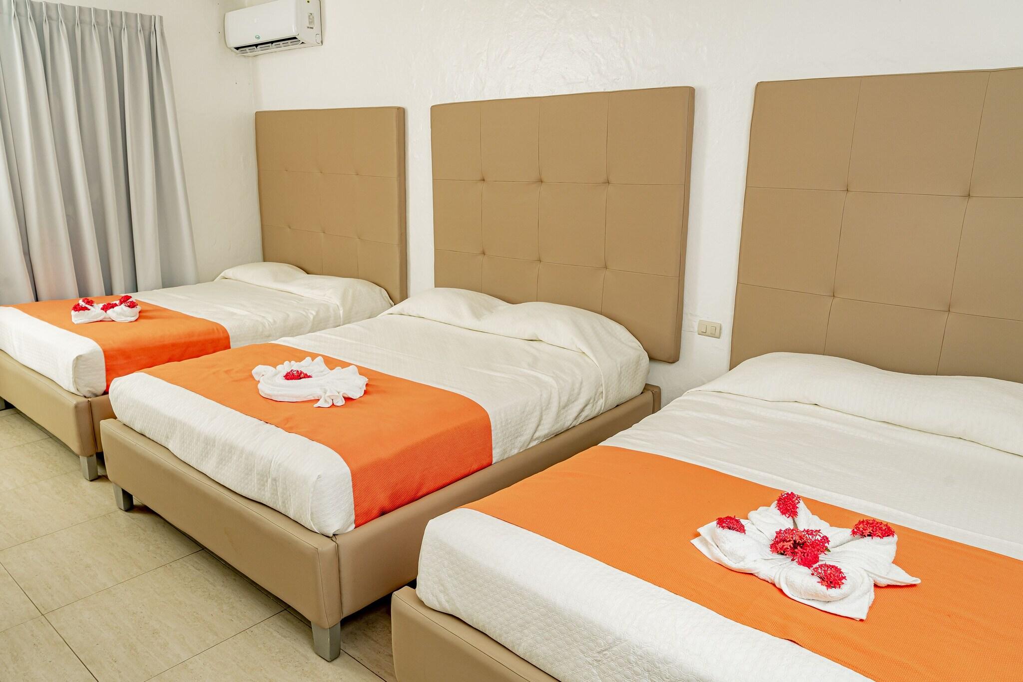 Double Two Double Beds