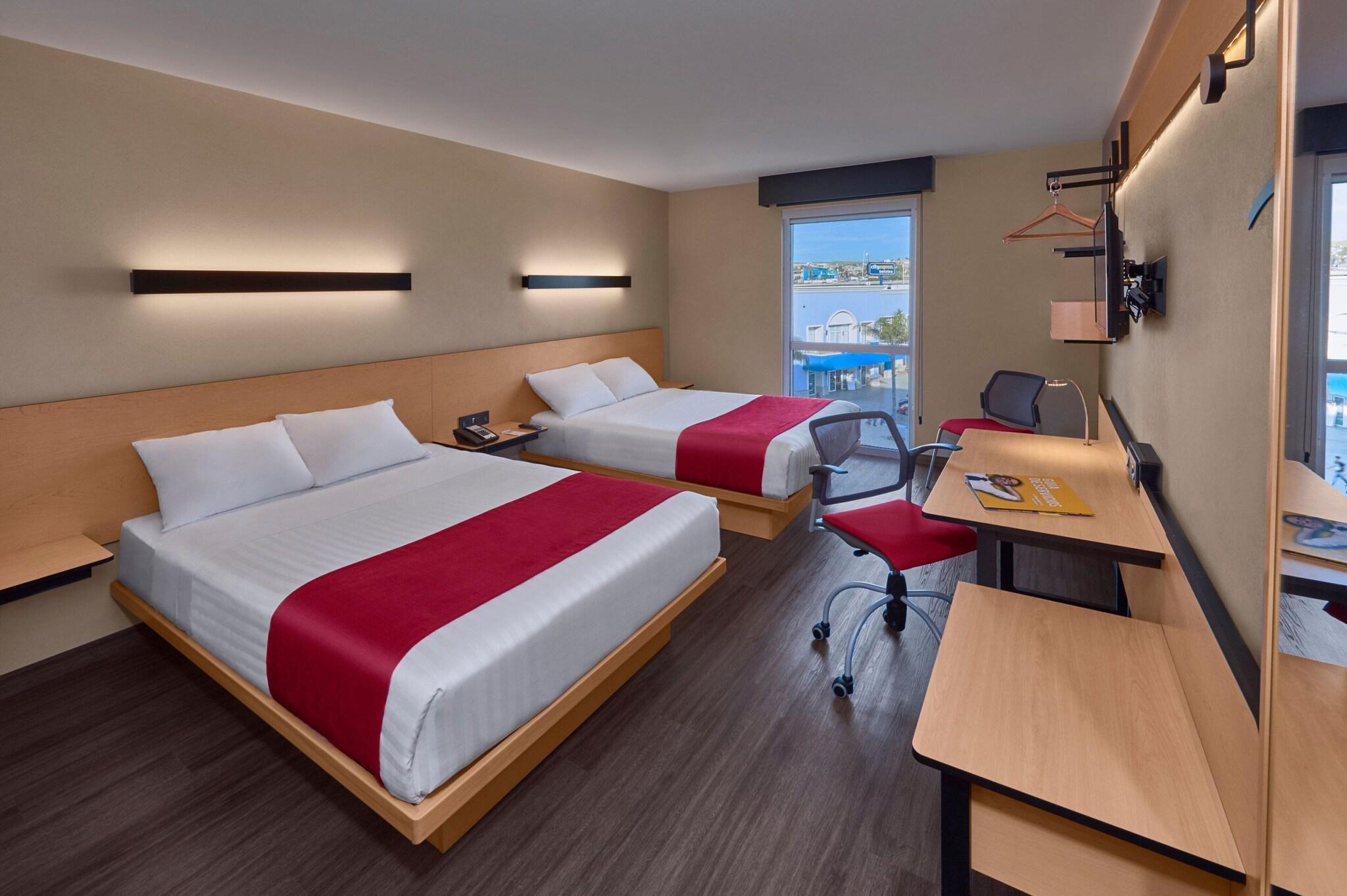 Double Two Double Beds