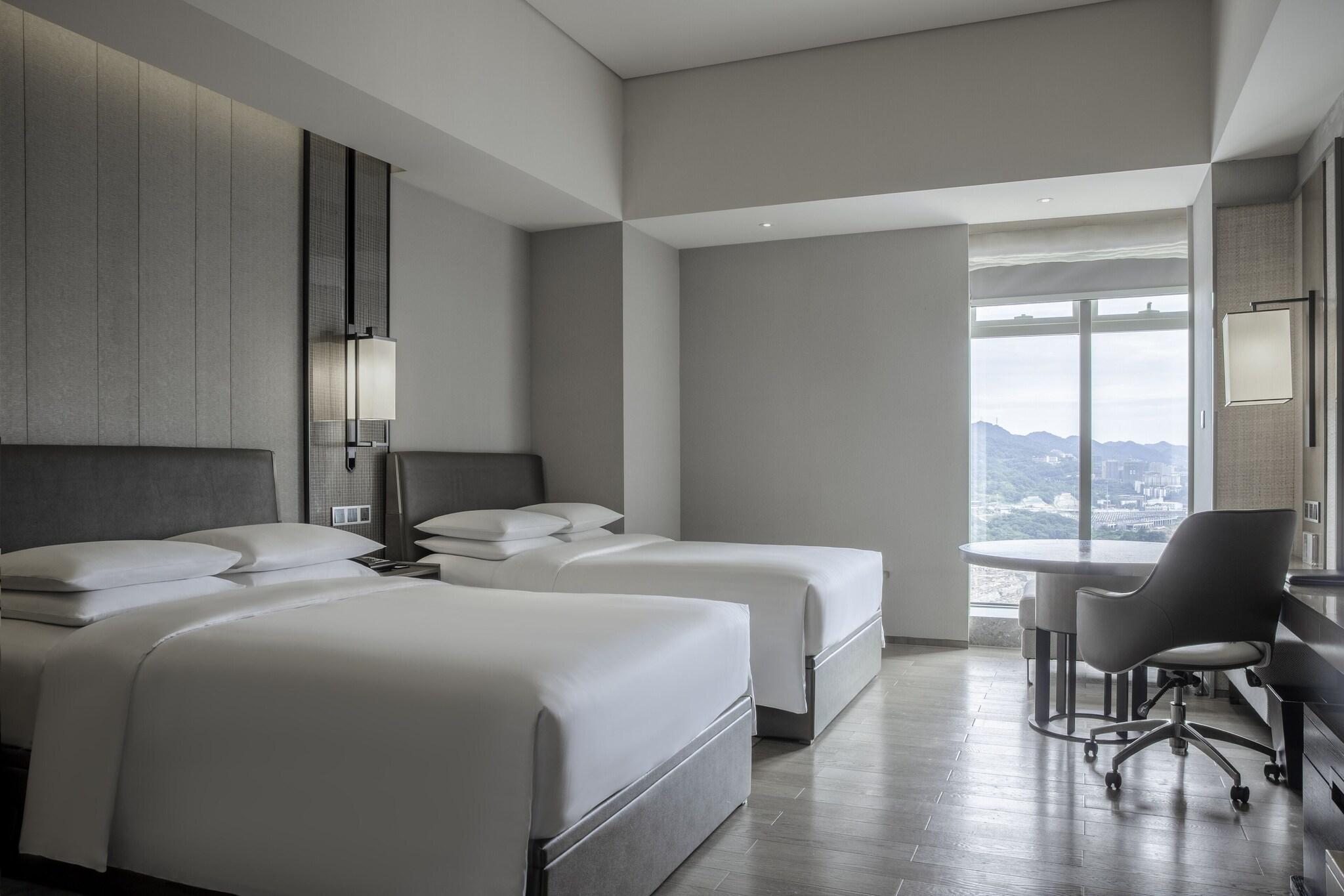 Quadruple City View Two Double Beds