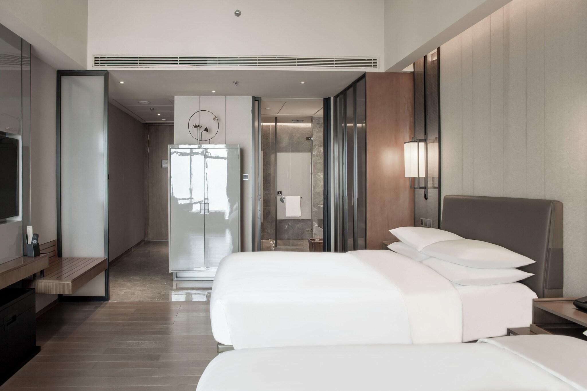 Quadruple City View Two Double Beds