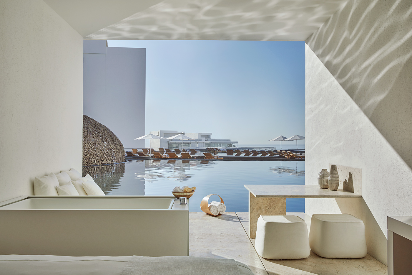 Double Partial Ocean View Two Double Beds