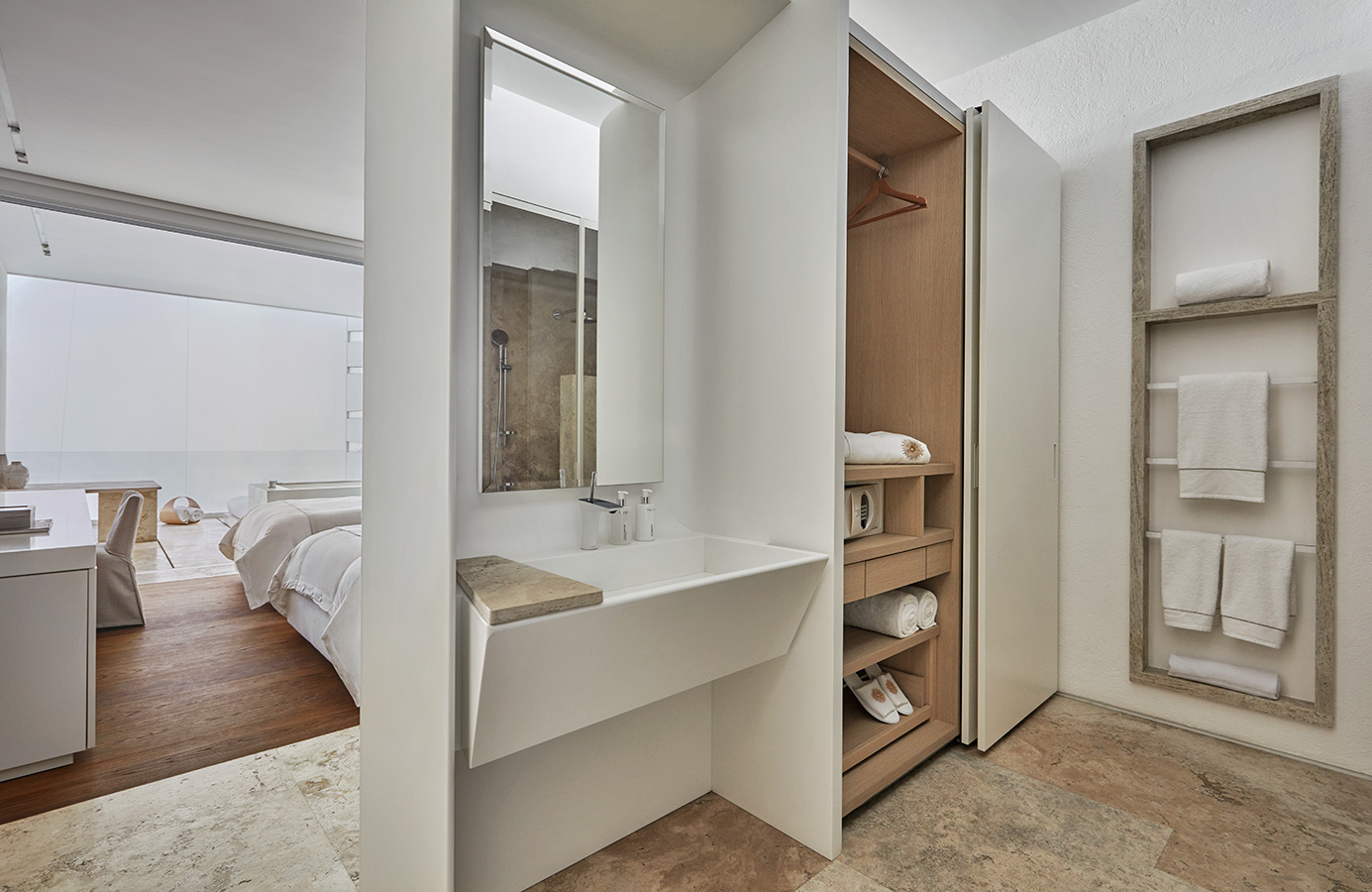 Double Partial Ocean View Two Double Beds