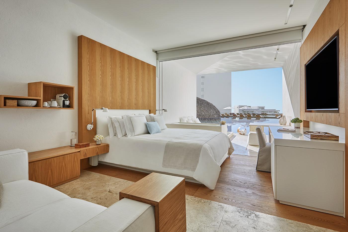 Double Partial Ocean View King Bed