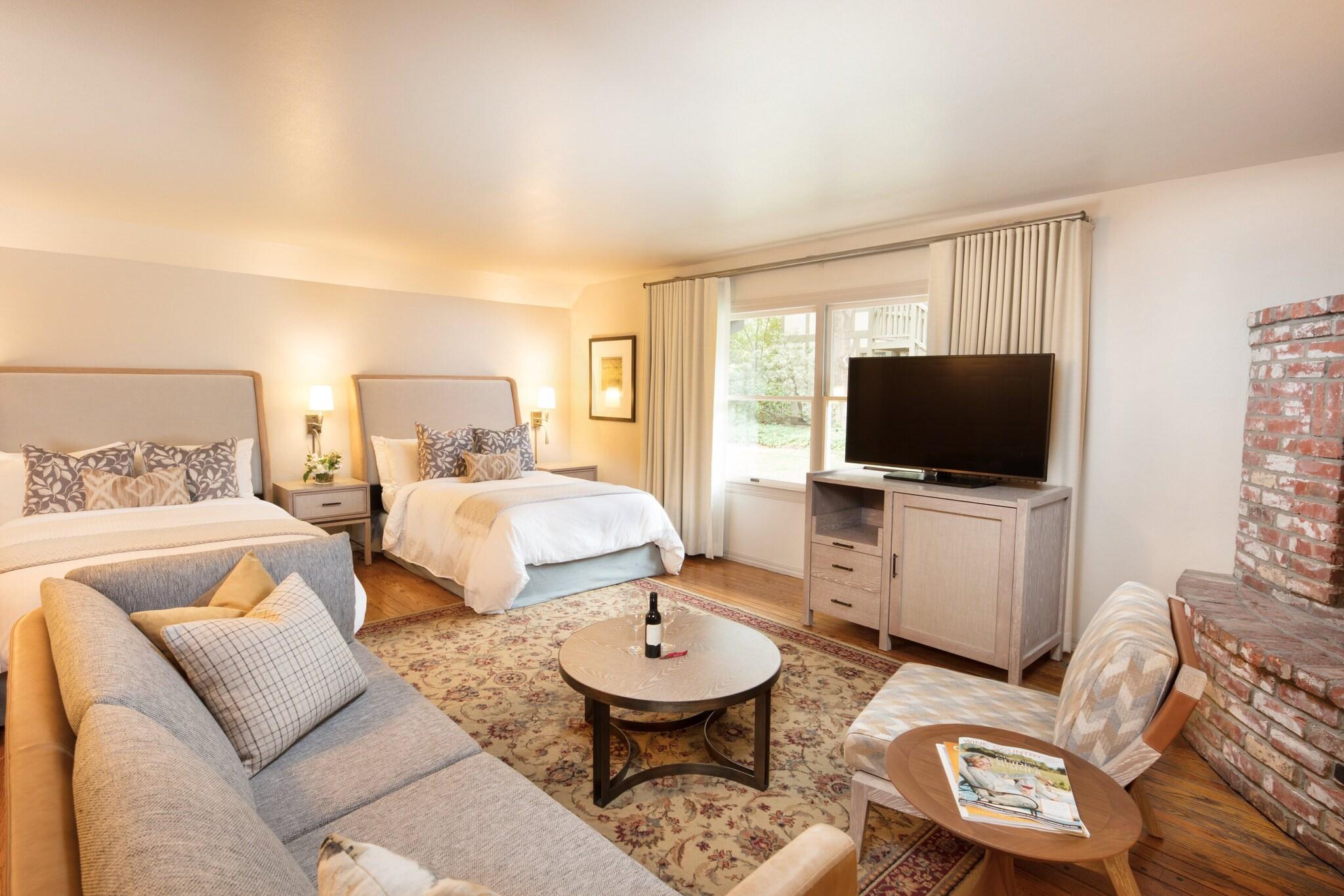 Double Two Double Beds